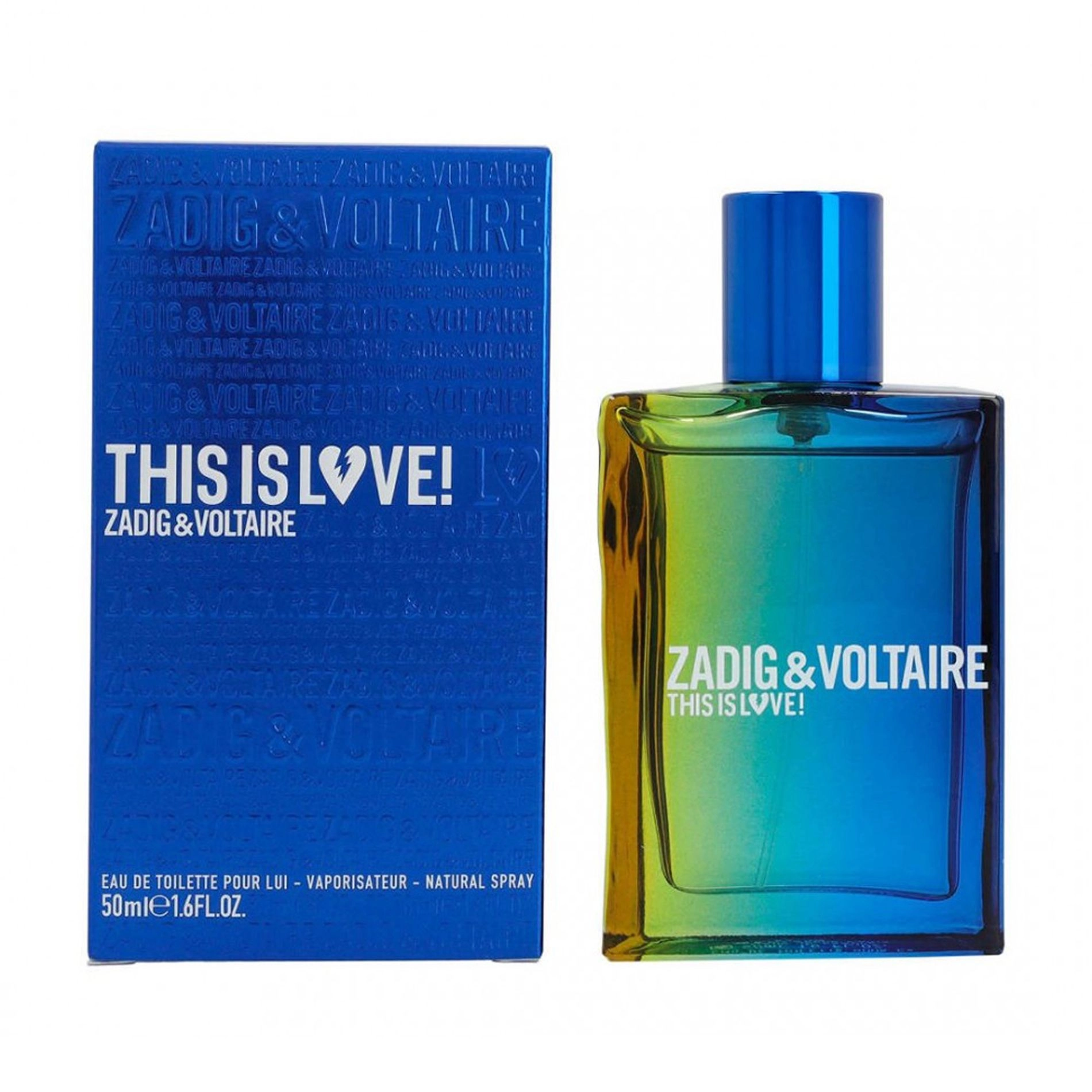 Zadig & Voltaire This is Love! for Him Туалетная вода мужская, 50 мл - фото N1