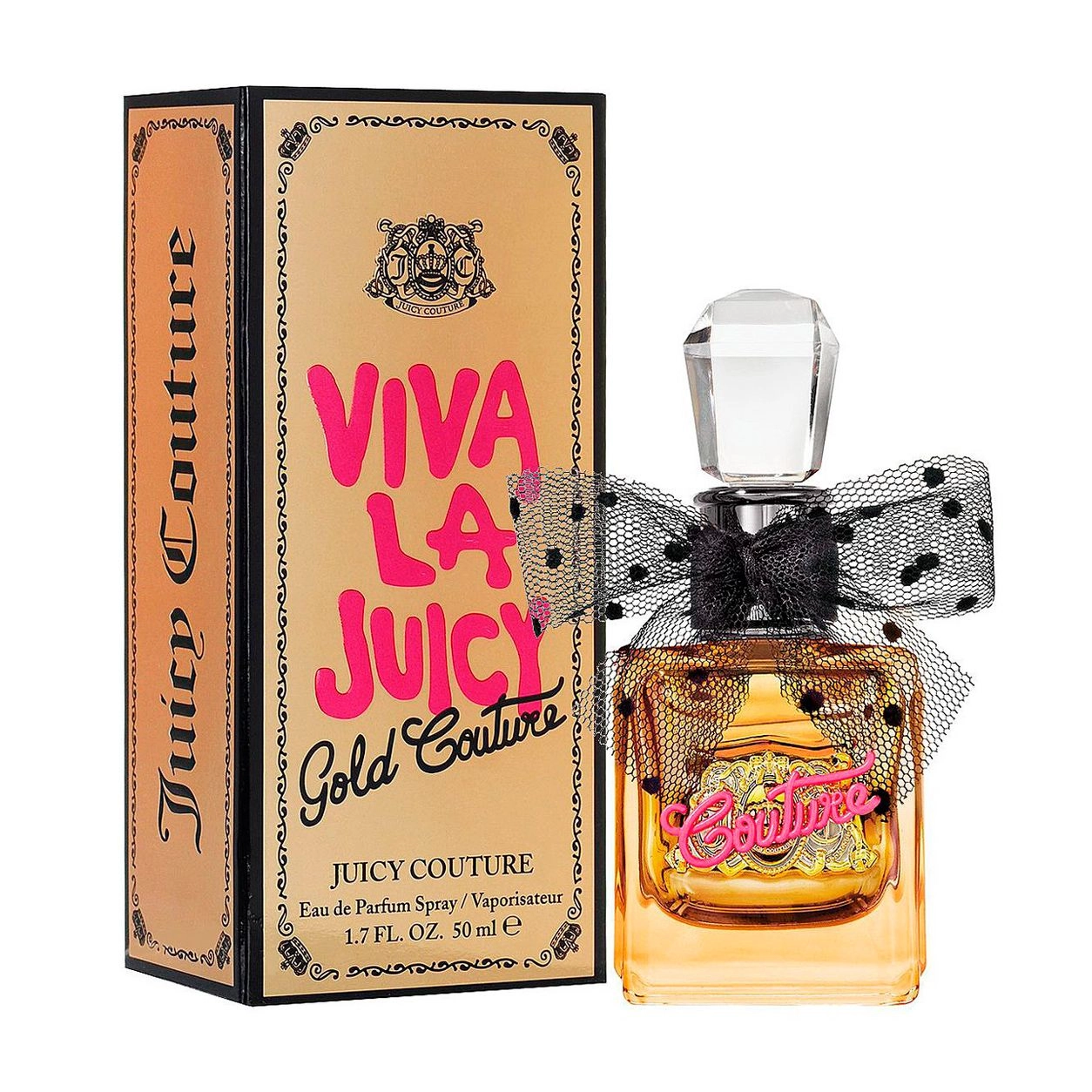 Juicy Couture Парфумована вода VIVA LA JUICY GOLD COUTURE жіноча 50мл - фото N1