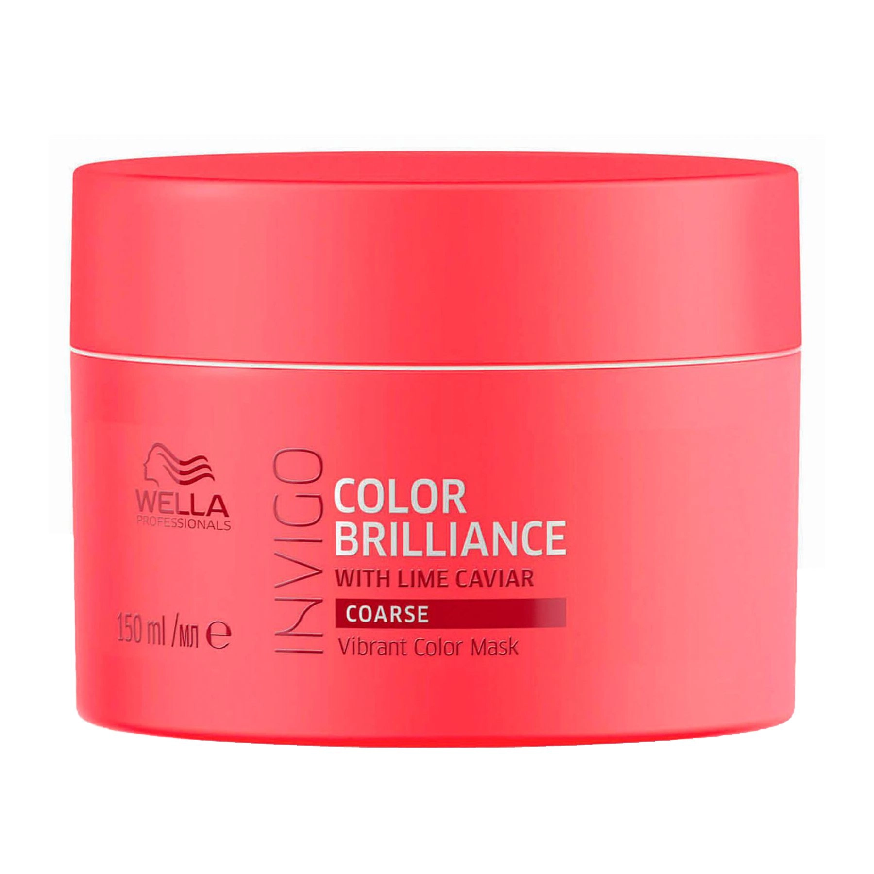 Wella Professionals Маска Invigo Color Brilliance Coarse для яскравості пофарбованого жорсткого волосся, з ікрою лайма, 150 мл - фото N1