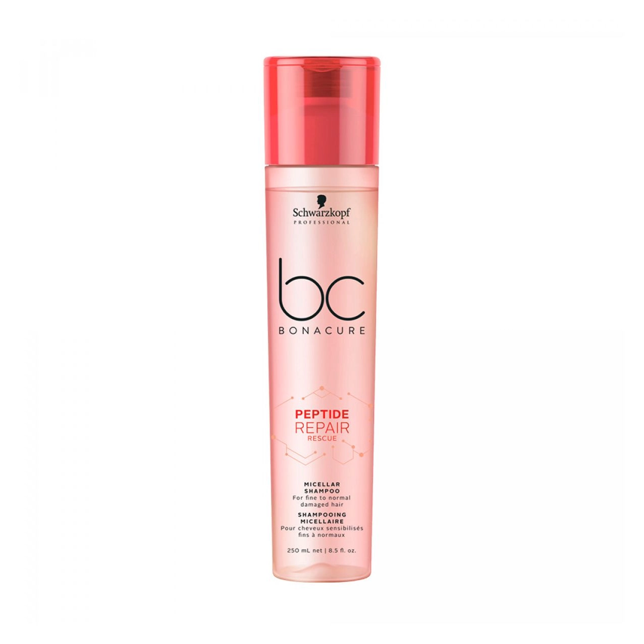 Schwarzkopf Professional Відновлювальний шампунь BC Bonacure Peptide Repair Rescue Micellar Shampoo для тонкого та нормального волосся - фото N1