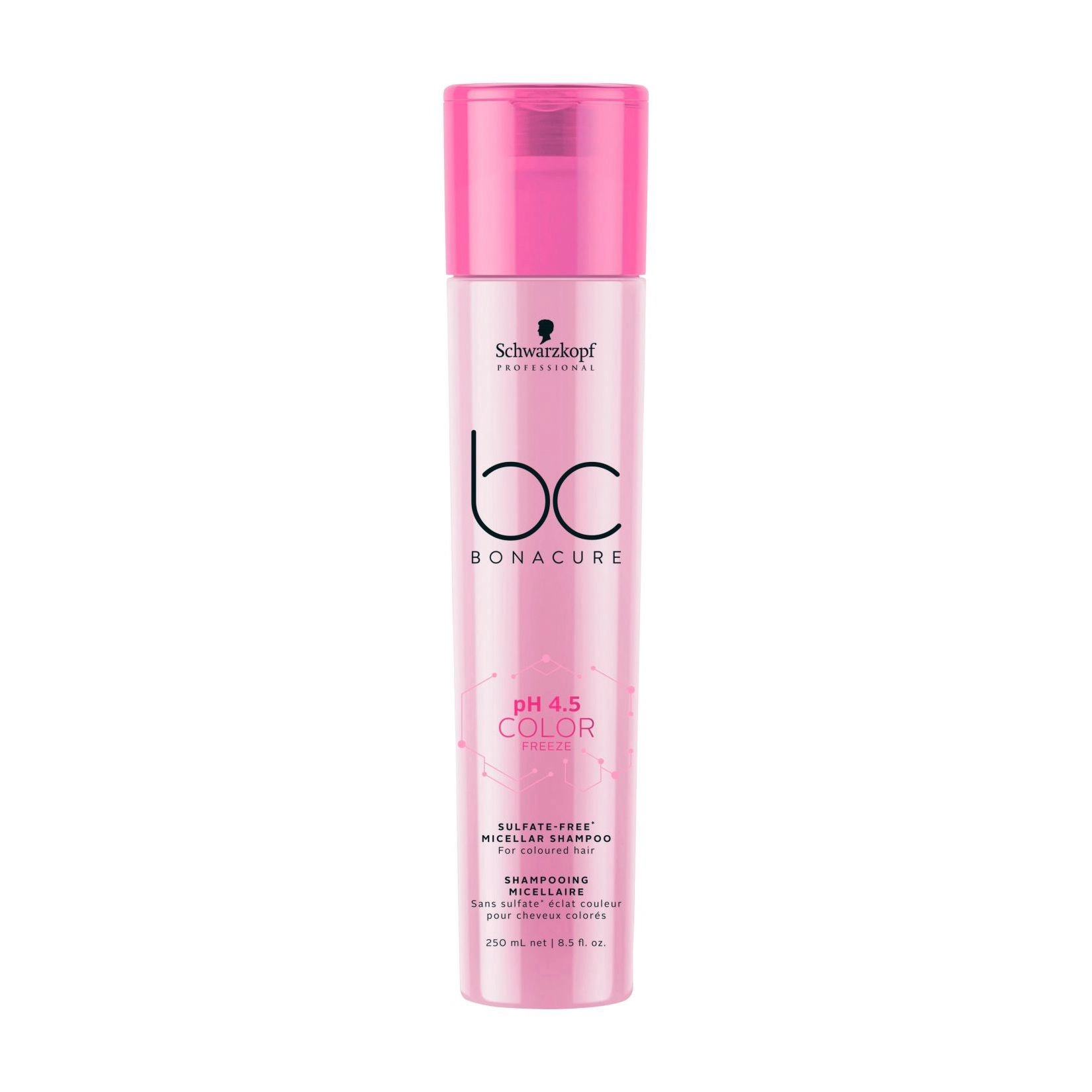 Schwarzkopf Professional Безсульфатний шампунь BC Bonacure pH 4.5 Color Freeze Sulfate-Free Micellar Shampoo для фарбованого волосся - фото N1