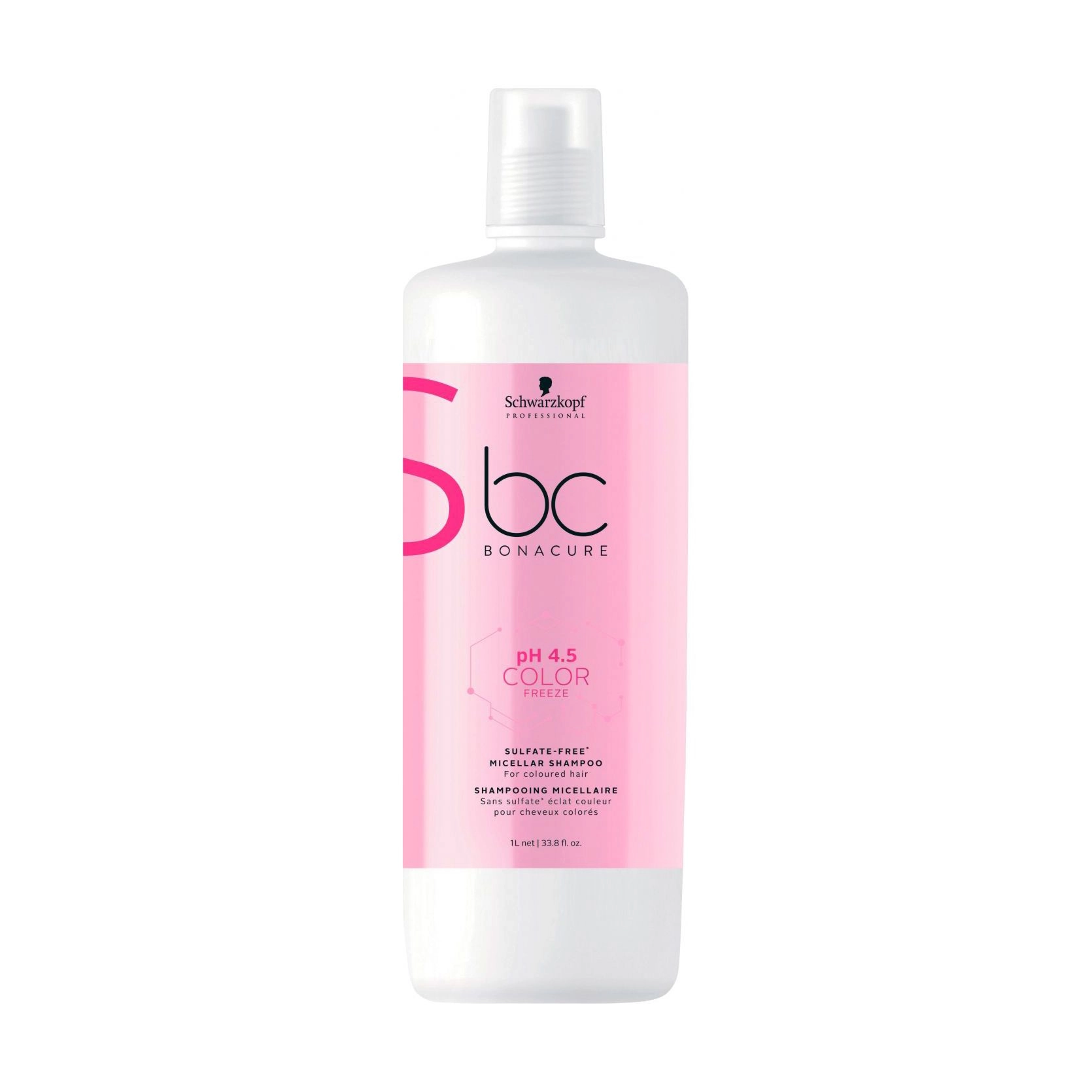 Schwarzkopf Professional Безсульфатний шампунь BC Bonacure pH 4.5 Color Freeze Sulfate-Free Micellar Shampoo для фарбованого волосся, 1 л - фото N1