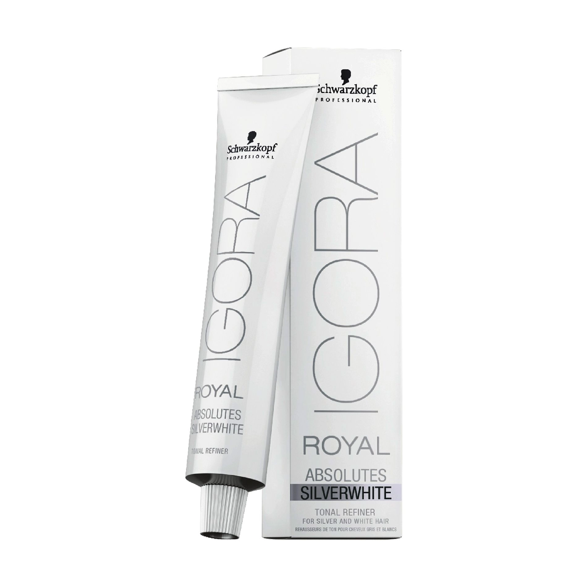 Schwarzkopf Professional Тонувальна фарба для волосся Igora Royal Absolutes SilverWhite Grey Lilac, 60 мл - фото N1