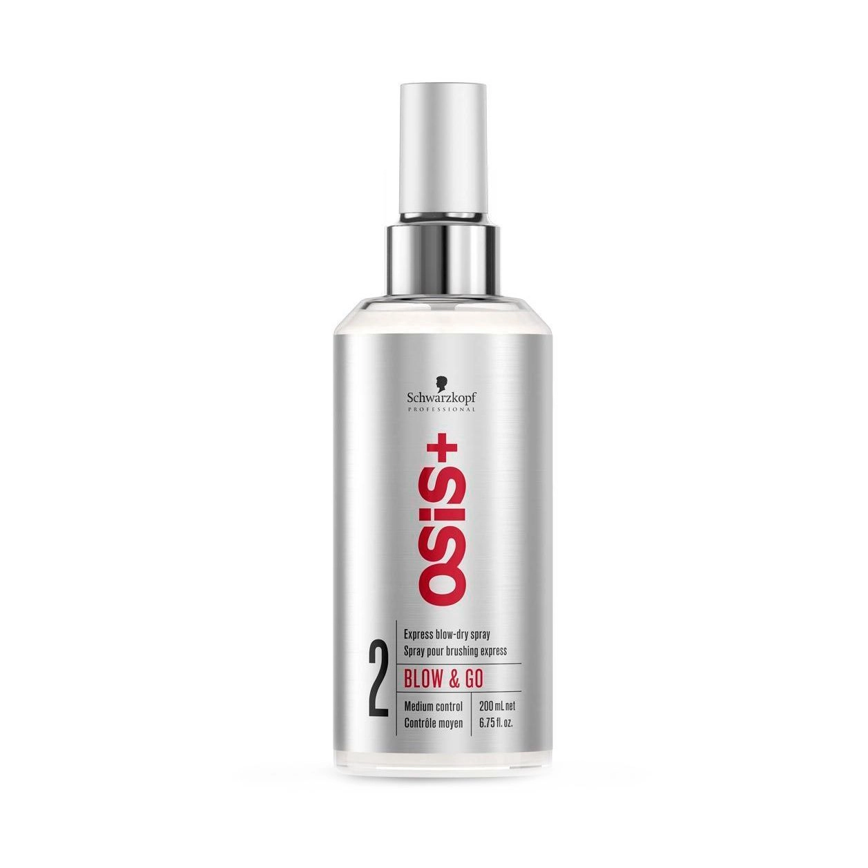 Schwarzkopf Professional Експрес-спрей Osis+ Blow & Go Spray для гладкості та прискорення сушіння волосся, 200 мл - фото N1