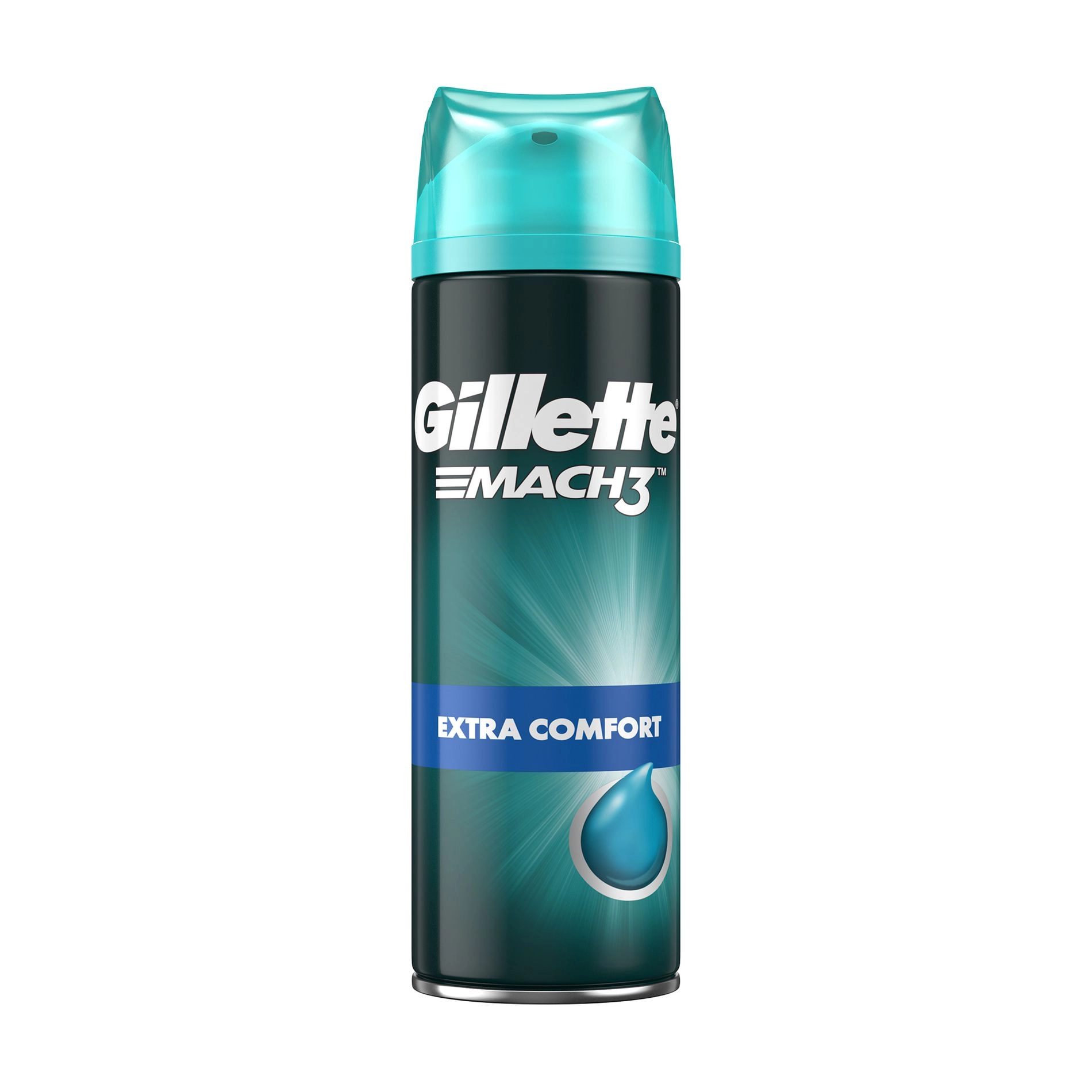 Gillette Мужской гель для бритья Mach 3 Extra Comfort, 200 мл - фото N1