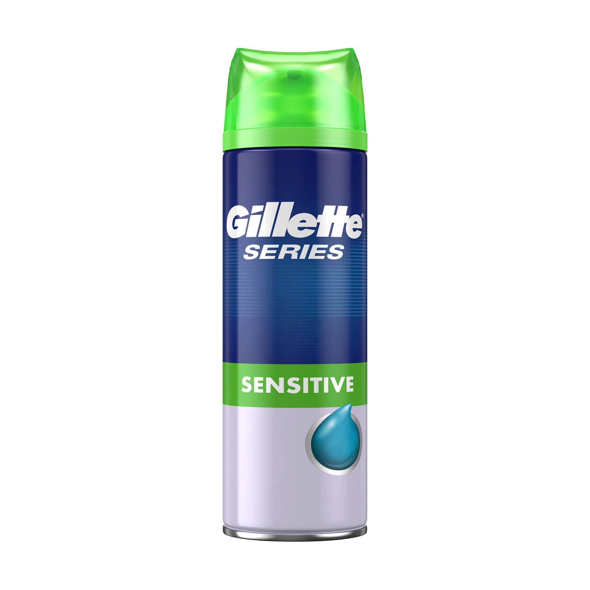 Gillette Чоловічий гель для гоління Series Sensitive Skin для чутливої шкіри, 200 мл - фото N1