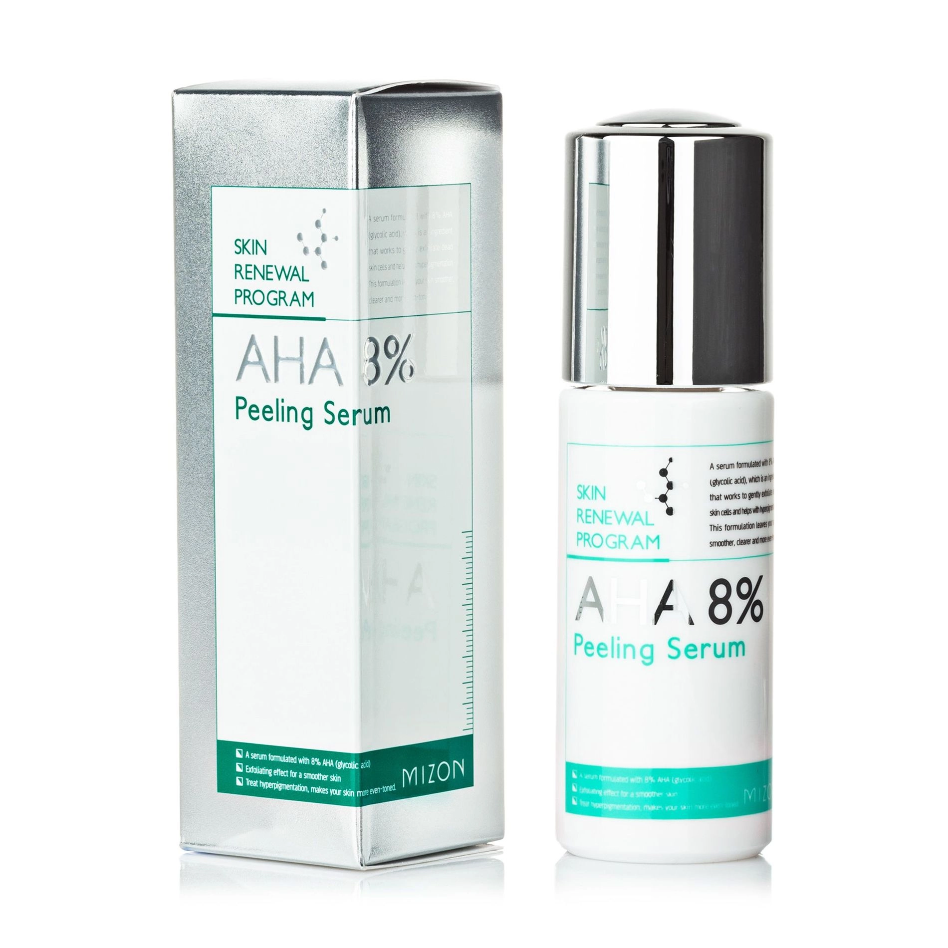 Mizon Сыворотка-пилинг для лица AHA 8% Peeling Serum, 50 мл - фото N1