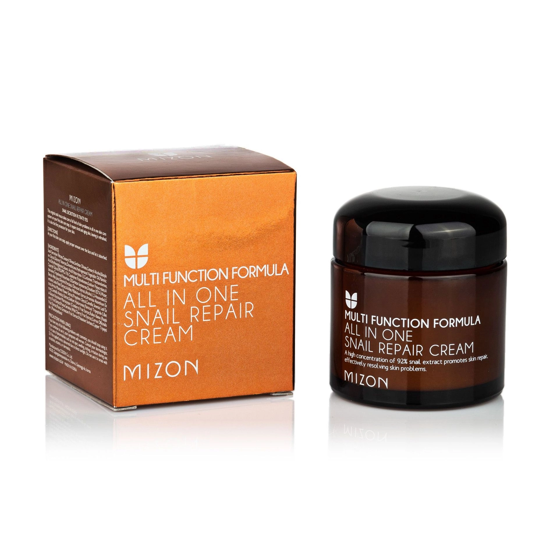 Mizon Крем для лица All in One Snail Repair Cream Улиточный, 75 мл - фото N1