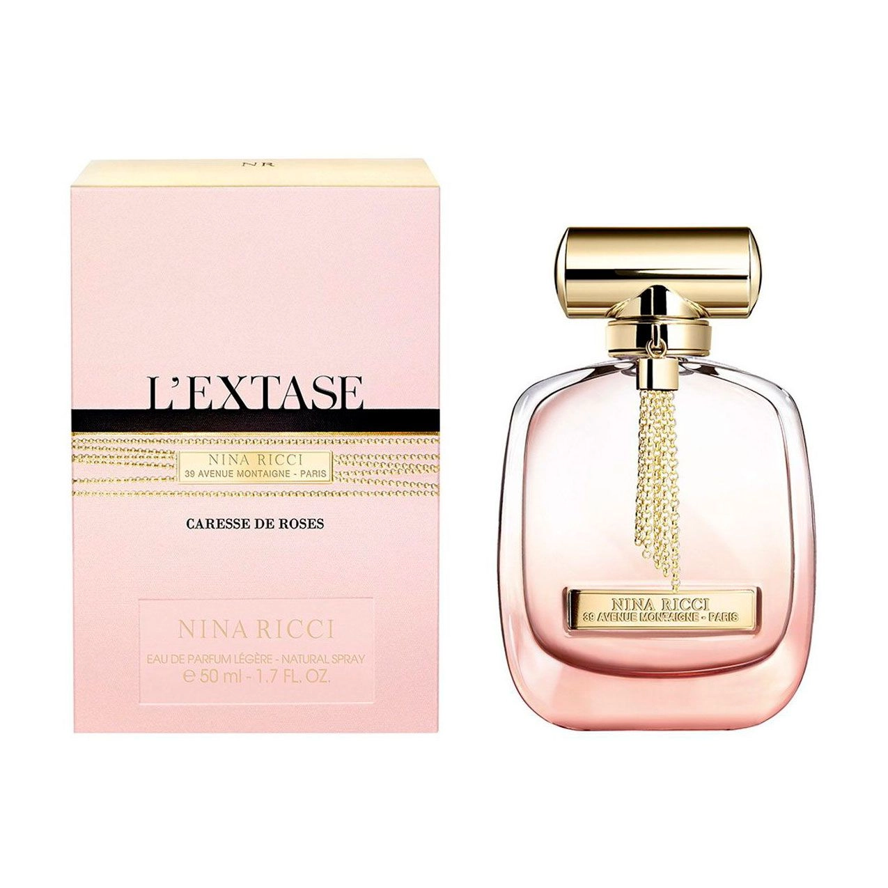 Nina Ricci L'Extase Caresse De Roses Парфюмированная вода женская, 50 мл - фото N1