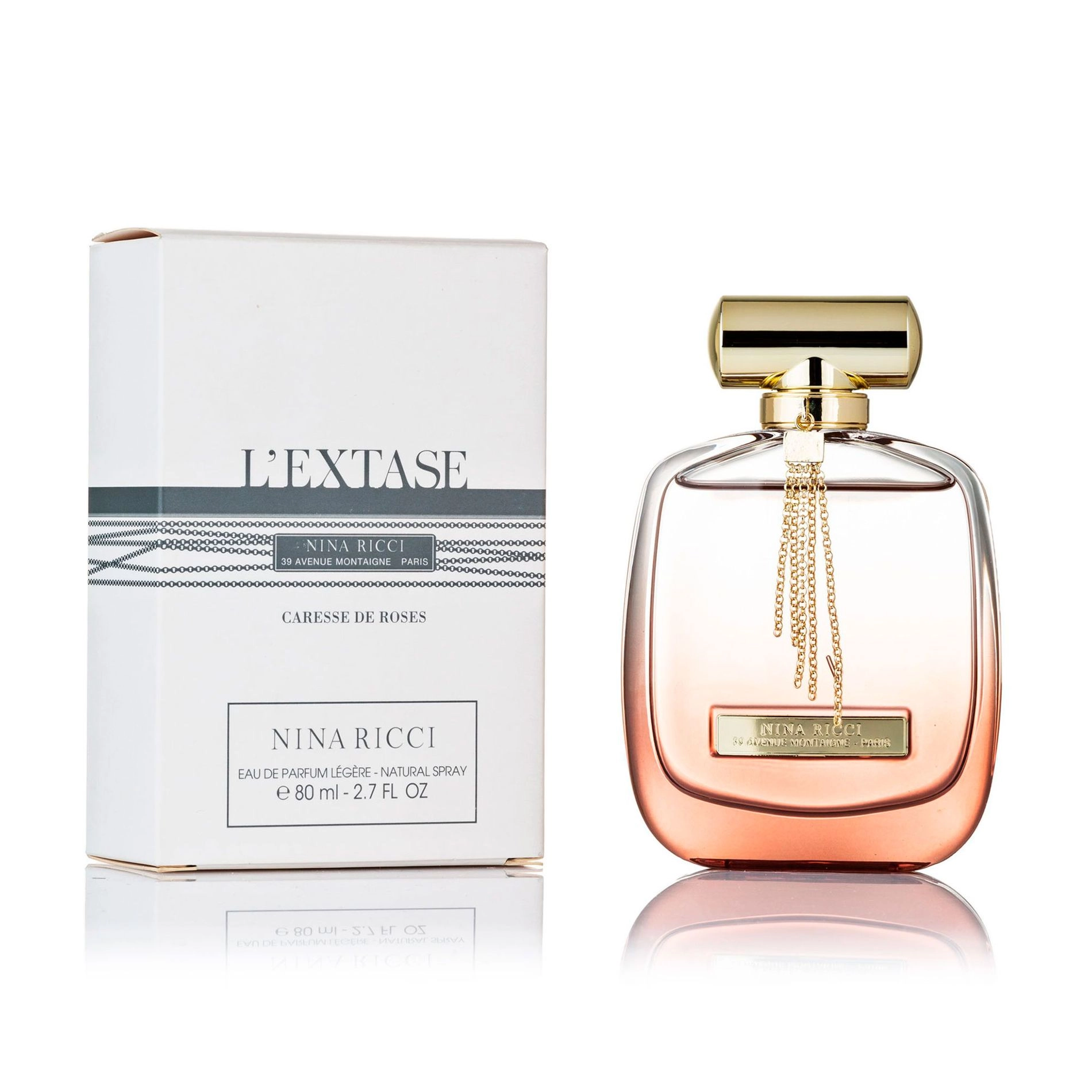 Nina Ricci L'Extase Caresse De Roses Парфюмированная вода женская, 80 мл (ТЕСТЕР с крышкой) - фото N1