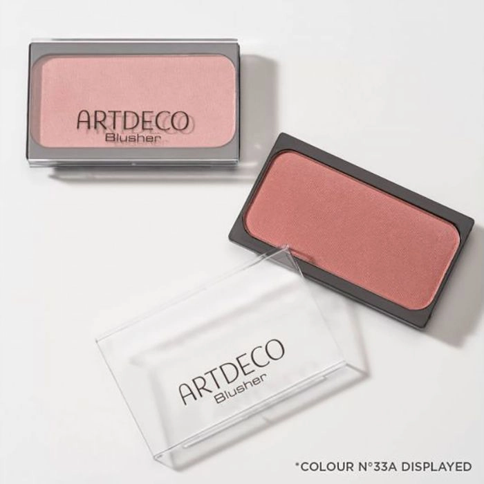 Artdeco Компактні рум'яна для обличчя Compact Blusher, 25 Cadmium Red, 5 г - фото N2