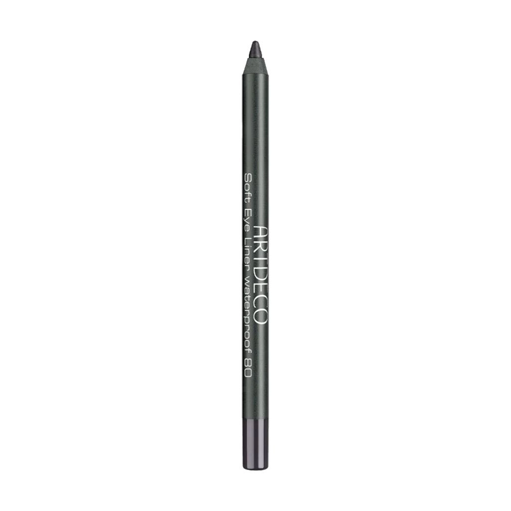 Artdeco Водостойкий карандаш для глаз Soft Eye Liner Waterproof 80 Sparkling Black, 1.2 г - фото N1