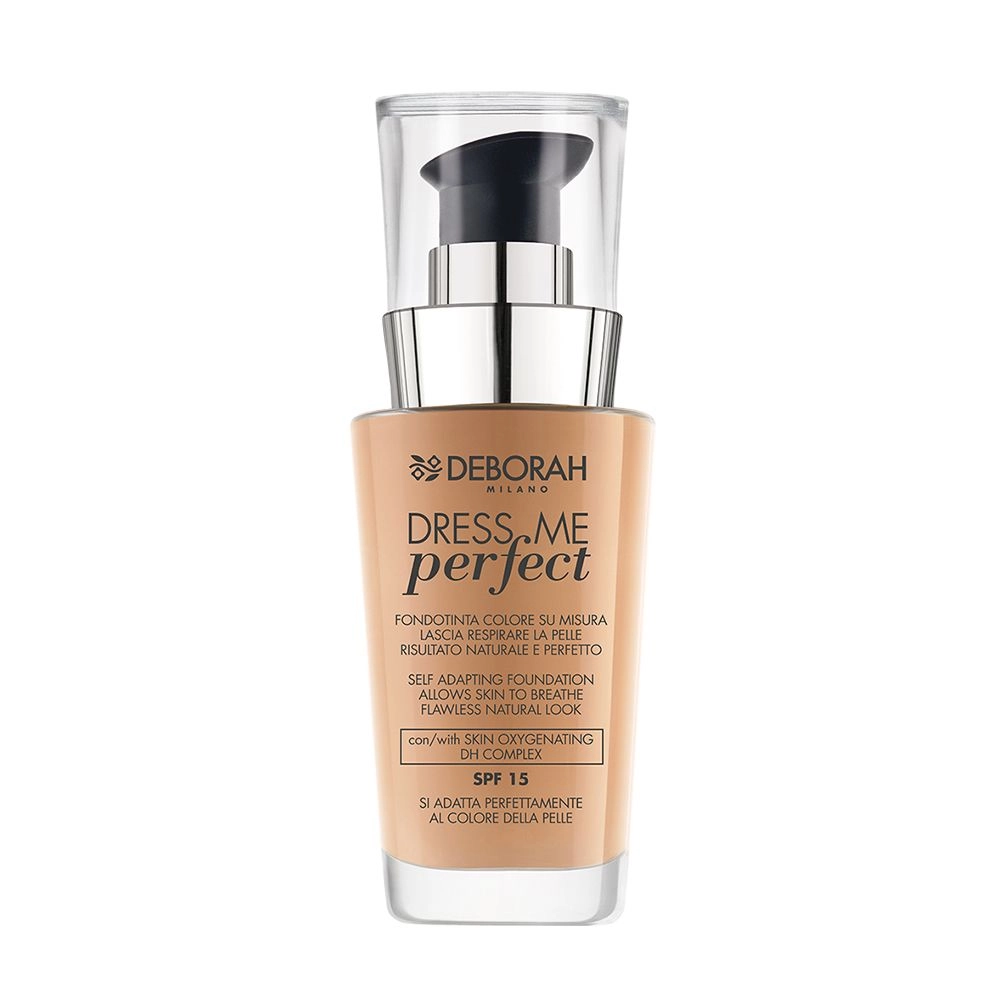 Deborah Тональна основа для обличчя Dress Me Perfect Foundation SPF15 03 Sand, 30 мл - фото N1