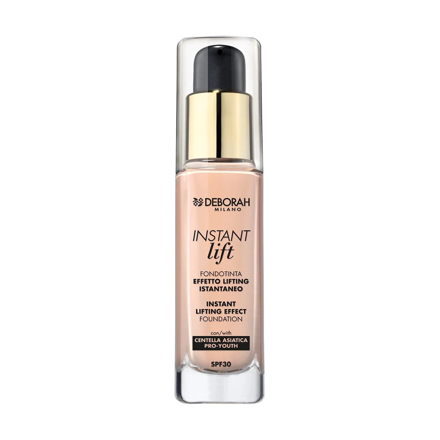 Тональная основа с лифтинг эффектом - Deborah Instant Lift Foundation SPF 30, 0 - Fair Rose - фото N1