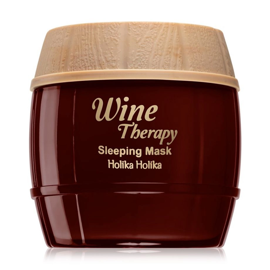 Holika Holika Нічна маска-желе для обличчя Wine Therapy Sleeping Mask Червоне вино, 120 мл - фото N2
