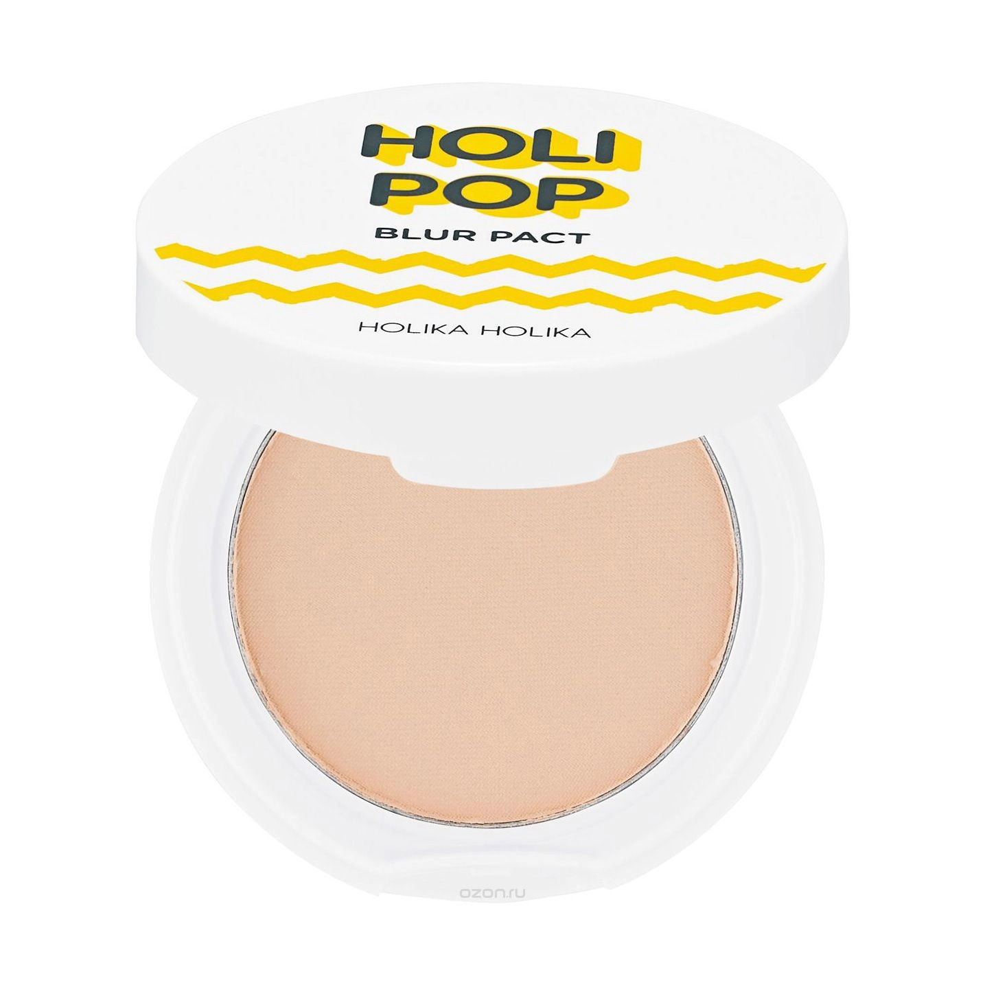 Holika Holika Компактна пудра для обличчя Holi Pop Blur Pact SPF 30 PA+++, 02 Natural Beige, 10.5 г - фото N1