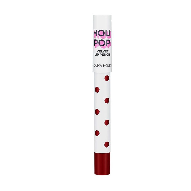 Holika Holika Матова помада-олівець для губ Holi Pop Velvet Lip Pencil RD06 Wine, 1.7 г - фото N1