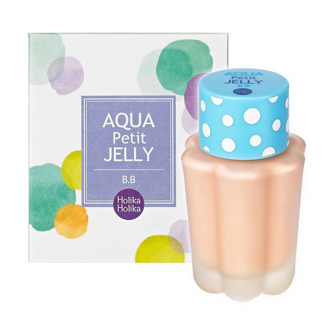 Holika Holika Увлажняющий BB-крем-желе для лица Aqua Petit Jelly BB Cream SPF 20 PA++, 01 Light Beige, 40 мл - фото N1