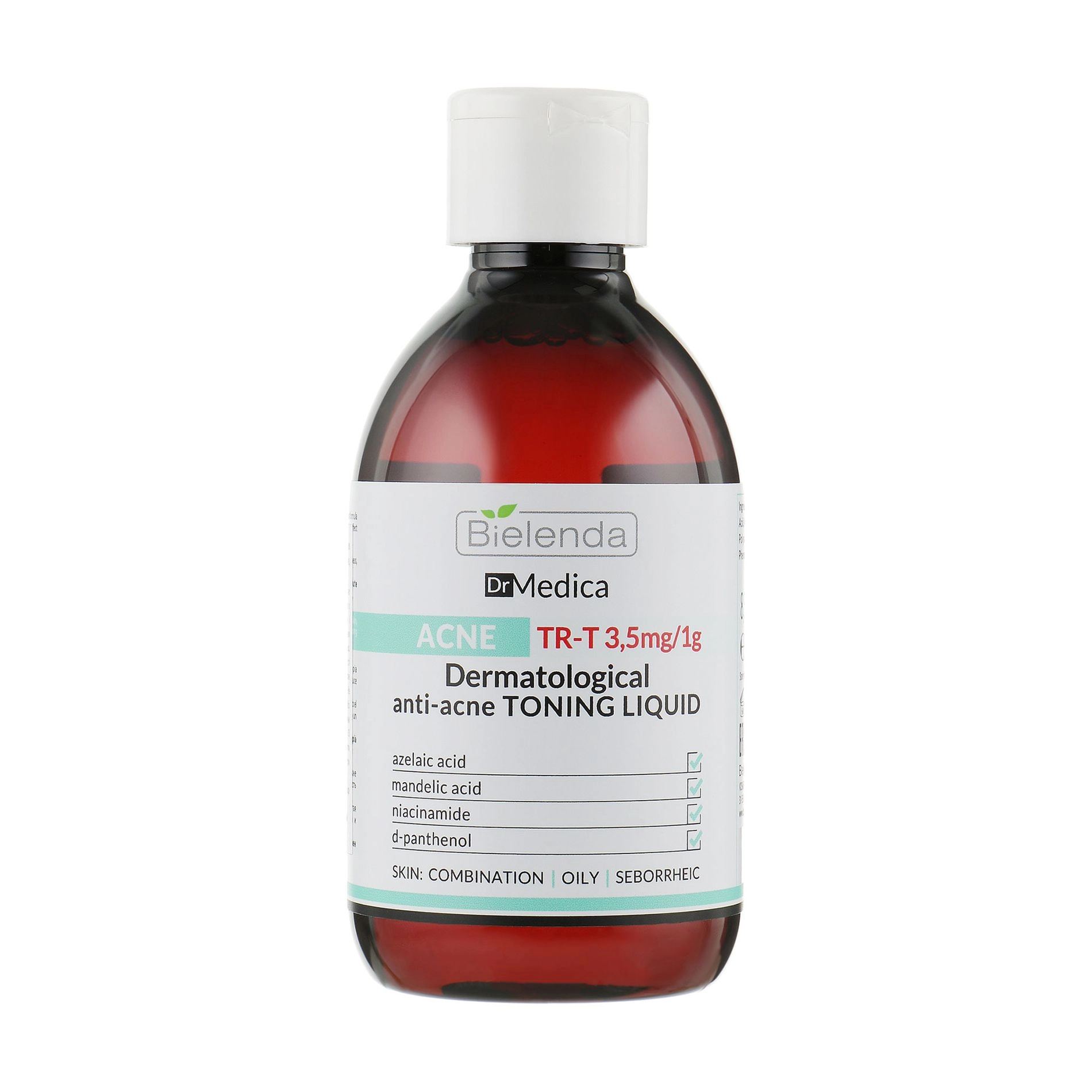 Bielenda Дерматологический анти-акне тоник для лица Dr Medica Acne Dermatological Anti-Acne Liquid Tonic, 250 мл - фото N1