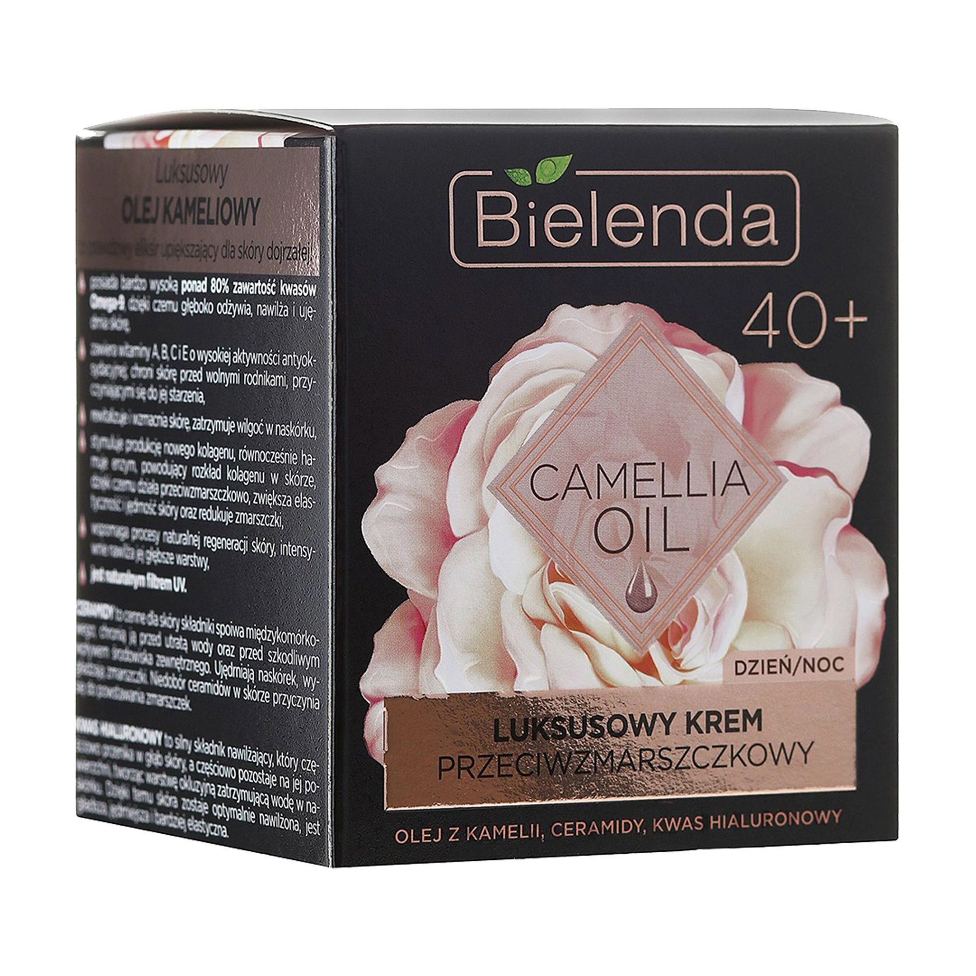 Bielenda Крем-концентрат для обличчя CAMELLIA OIL проти зморшок день/ніч 40+, 50мл - фото N1