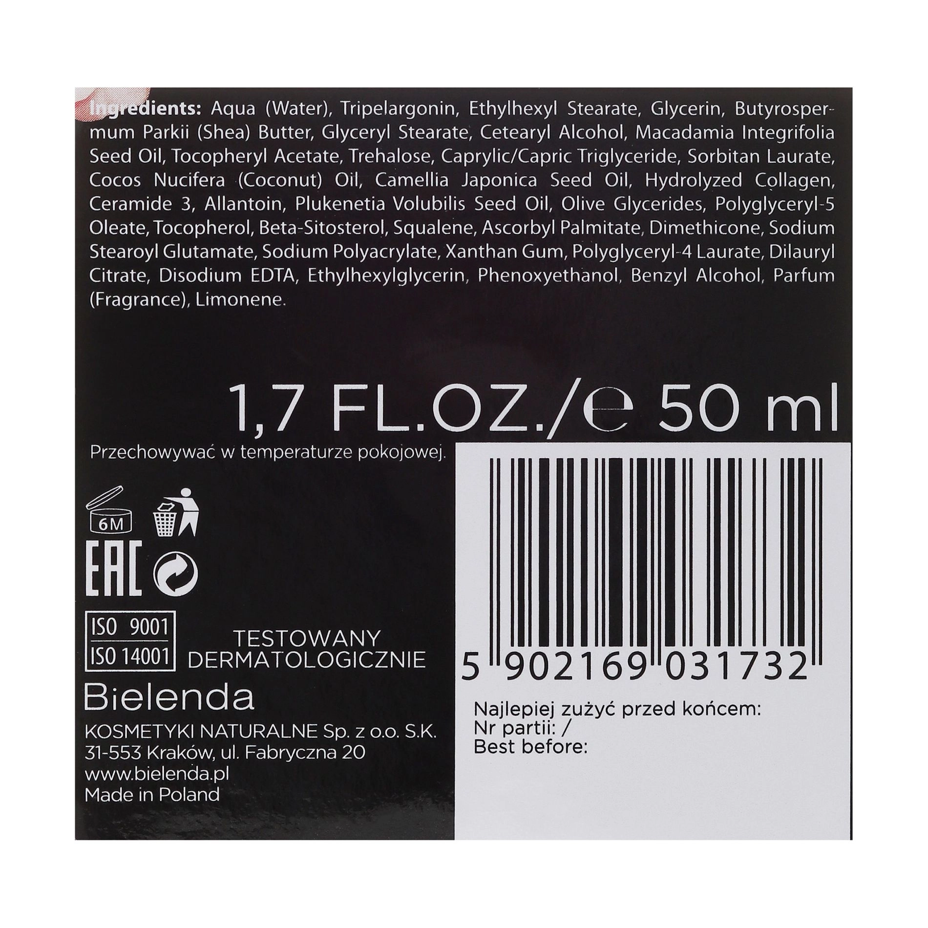 Bielenda Крем-концентрат для лица CAMELLIA OIL подтягивающий день / ночь 50+, 50мл - фото N3