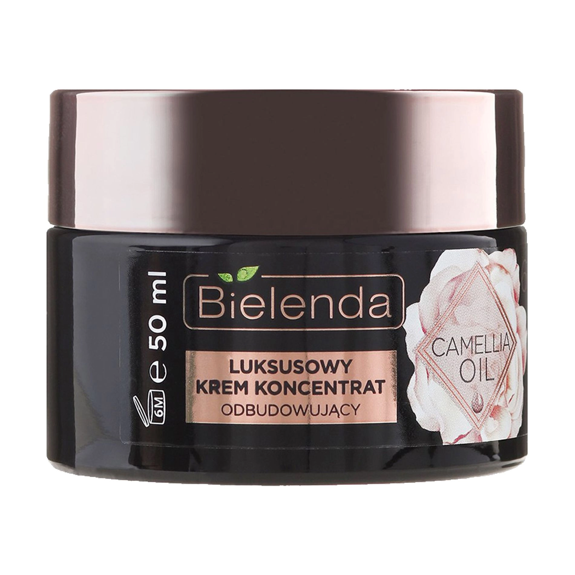 Bielenda Крем-концентрат для обличчя CAMELLIA OIL відновлюючий день/ніч 60+, 50мл - фото N2