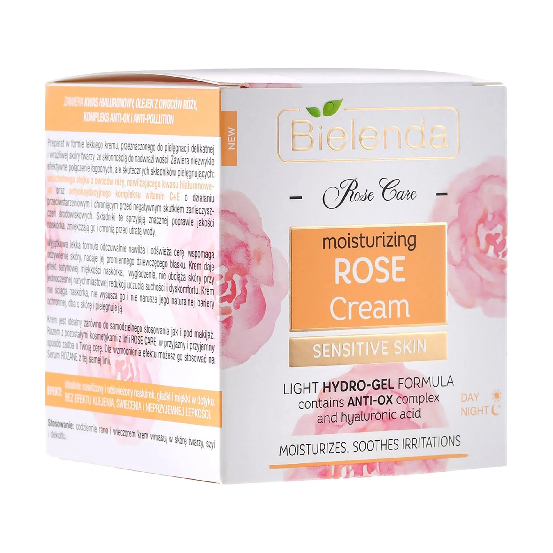 Крем для обличчя трояндовий зволожуючий - Bielenda Rose Care Moisturizing Rose Cream, 50 мл - фото N2