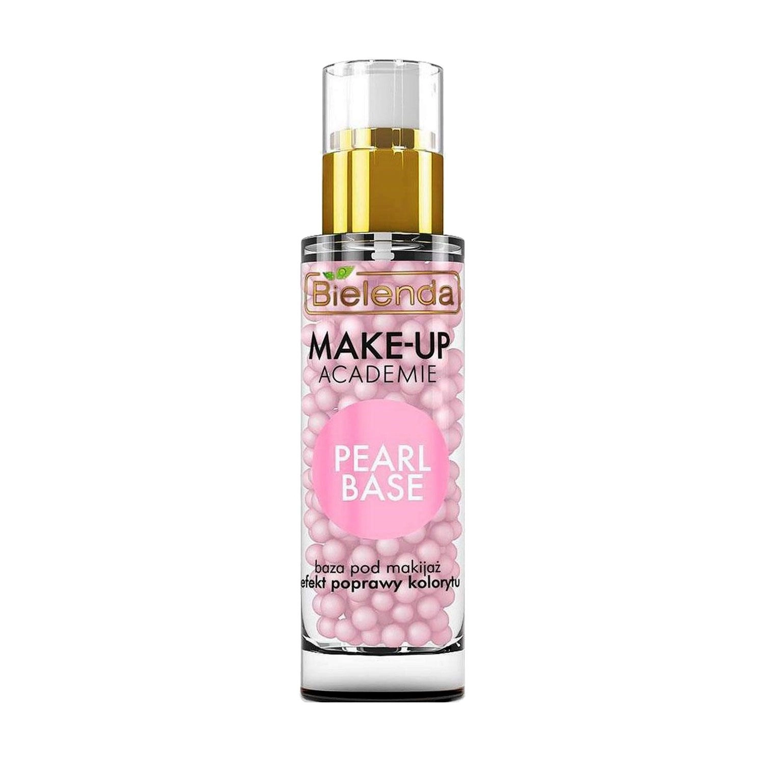 Bielenda База под макияж Make-Up Academie Pearl Base розовая, эффект улучшения цвета, 30 г - фото N1