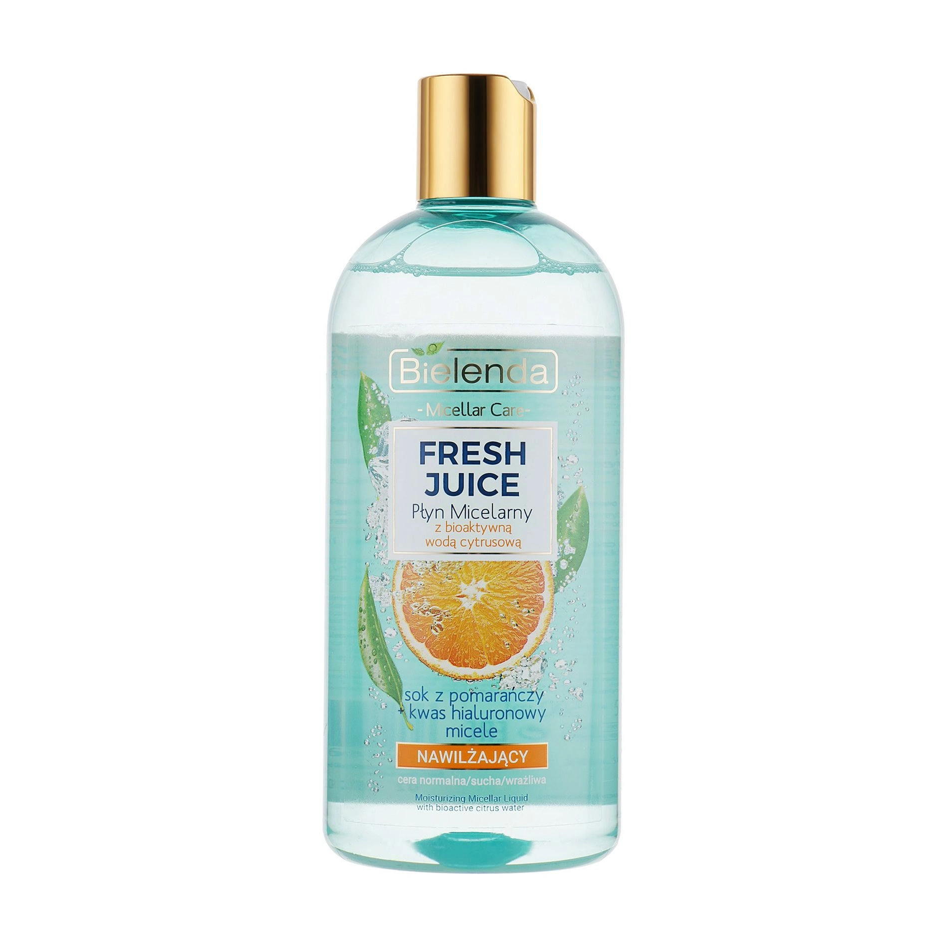 Bielenda Мицеллярная жидкость для лица Fresh juice увлажняющая, апельсин, 500 мл - фото N1