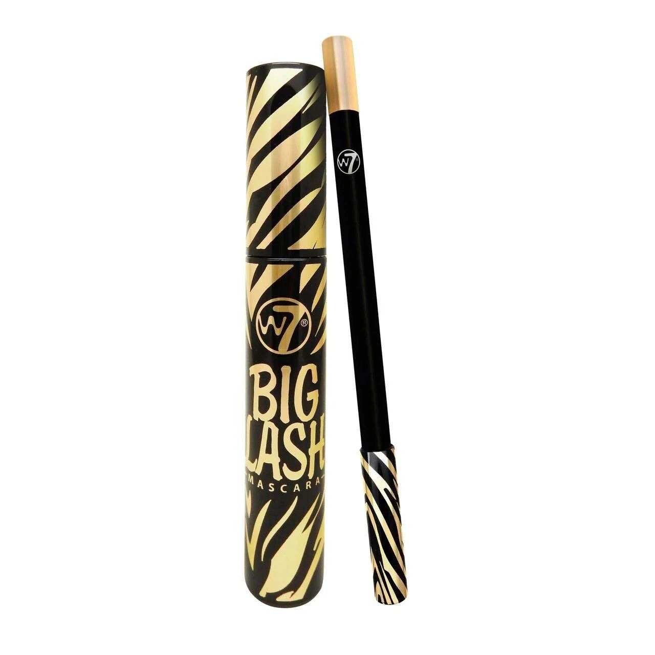 W7 Набір (туш для вій Big Lash Mascara Duo Blackest Black, 15 мл + олівець для очей Eyeliner Pencil, 1.2 г) - фото N1