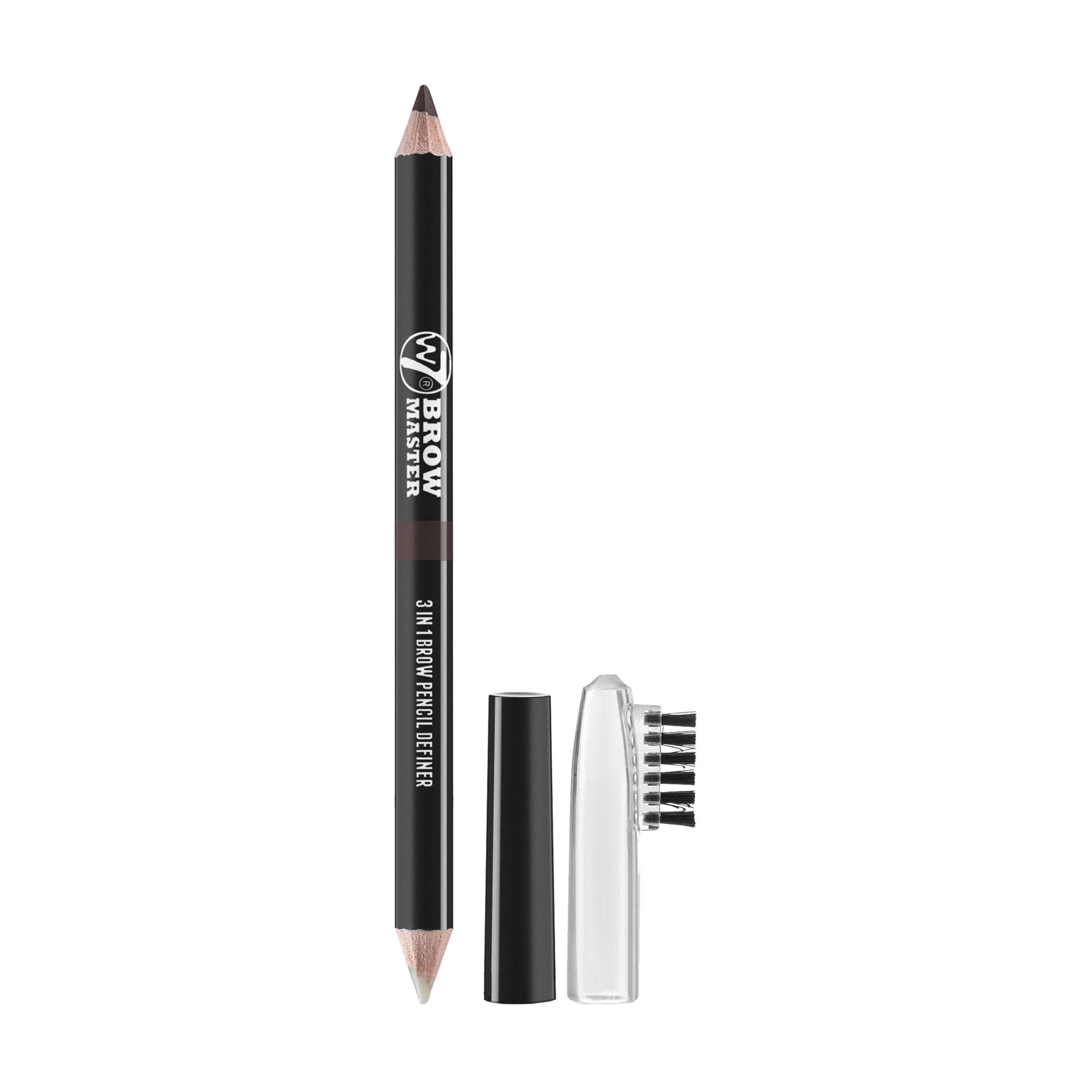 W7 Карандаш для бровей Brow Master 3 in 1 Pencil Dark Brown, 1.2 г - фото N1