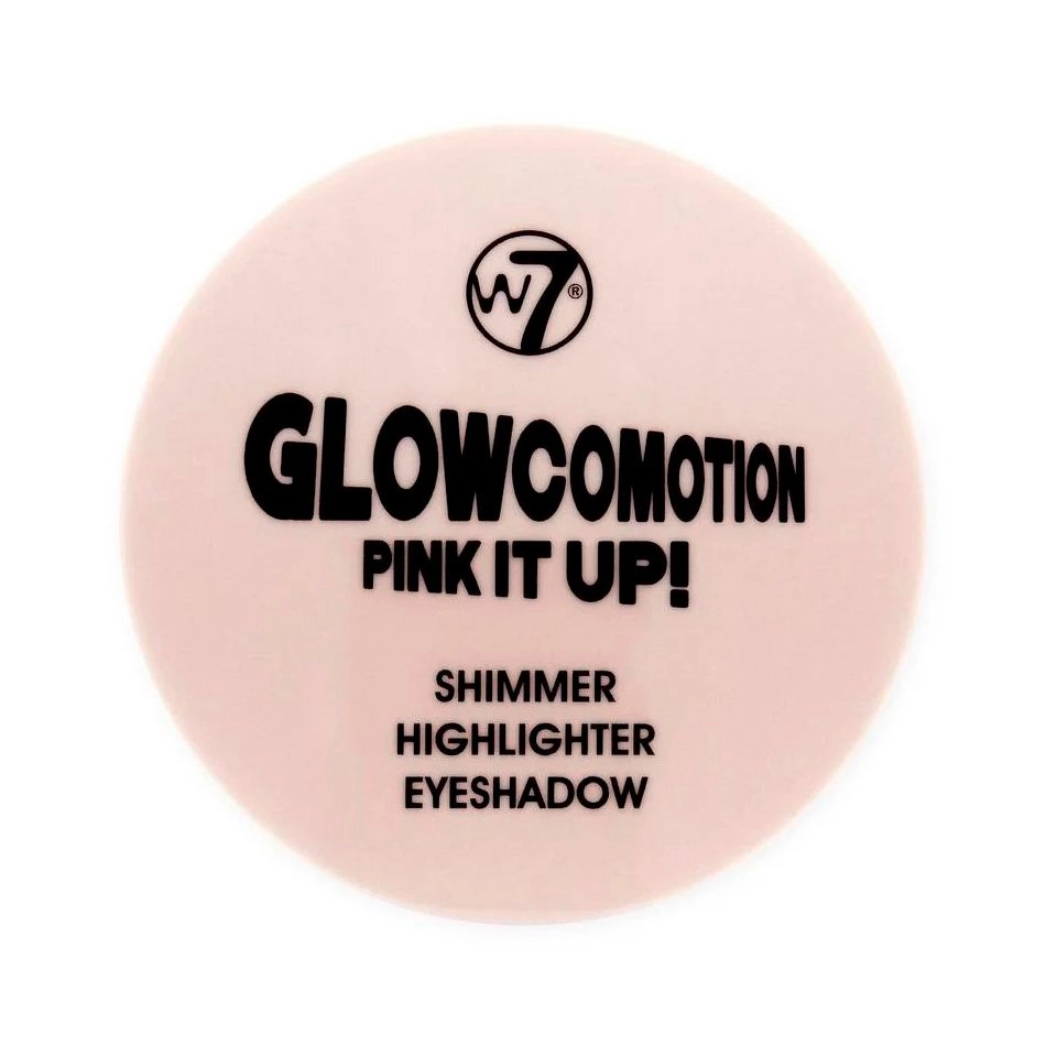 W7 Хайлайтер-шиммер Glowcomotion Pink It Up Shimmer Highlighter Eyeshadow, 8.5 г - фото N1