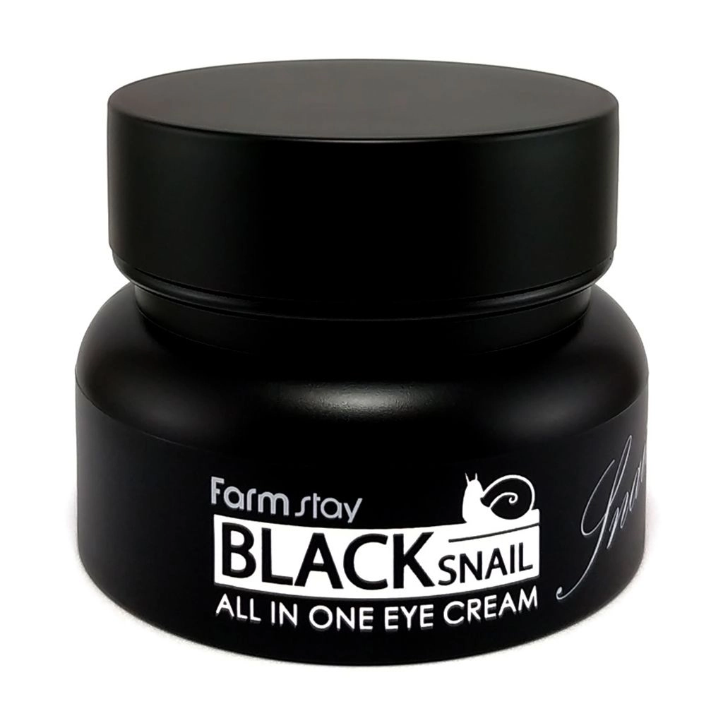 FarmStay Крем для очей All-In-One Black Snail Eye Cream з муцином чорного равлика, 50 мл - фото N1