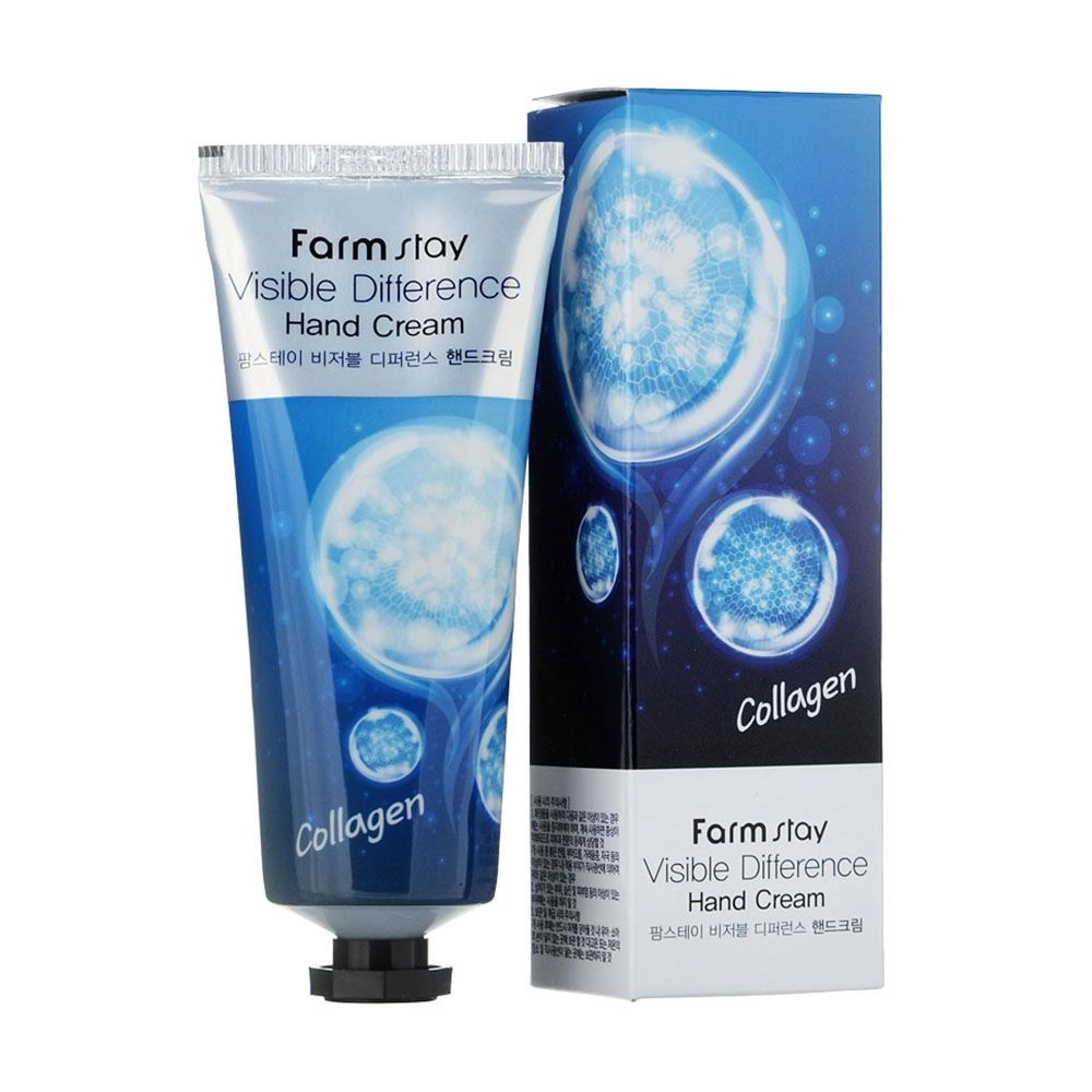Крем для рук с коллагеном - FarmStay Visible Difference Hand Cream Collagen, 100 мл - фото N1