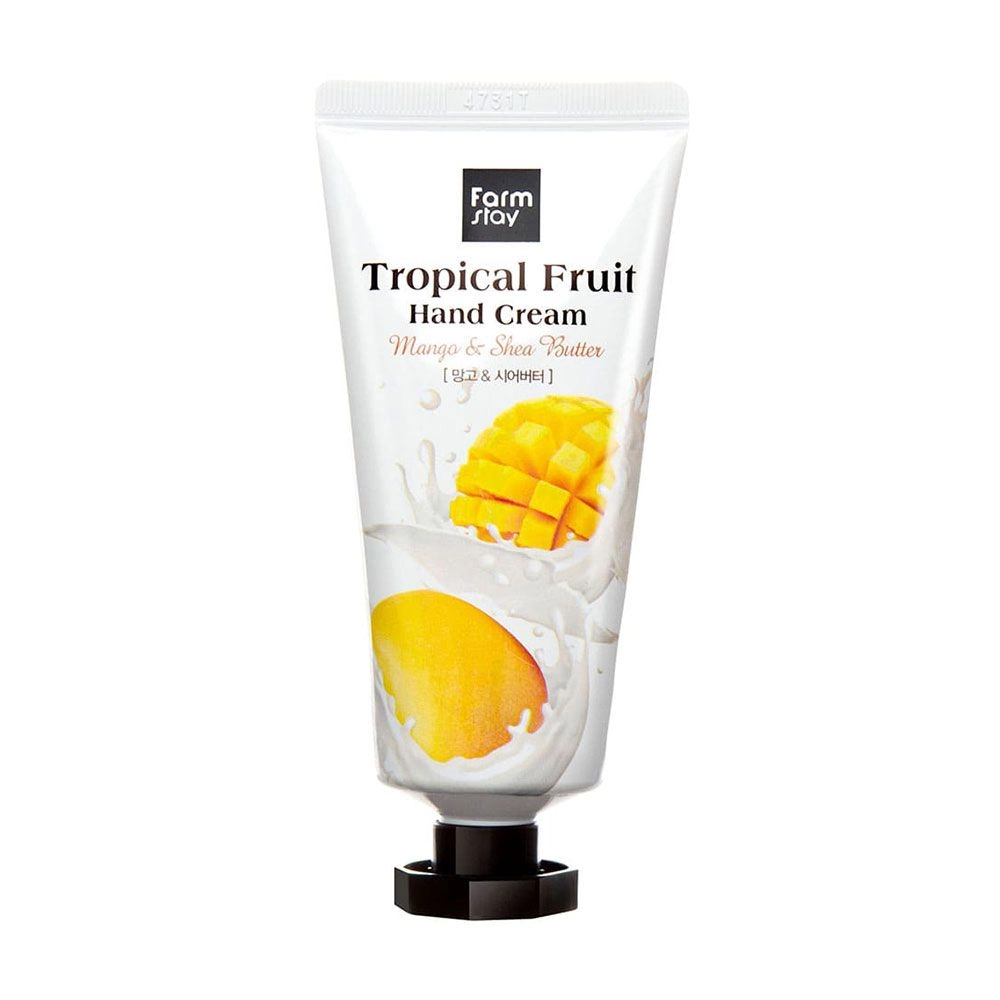 FarmStay Крем для рук Tropical Fruit Hand Cream Mango з екстрактом манго, 50 мл - фото N1