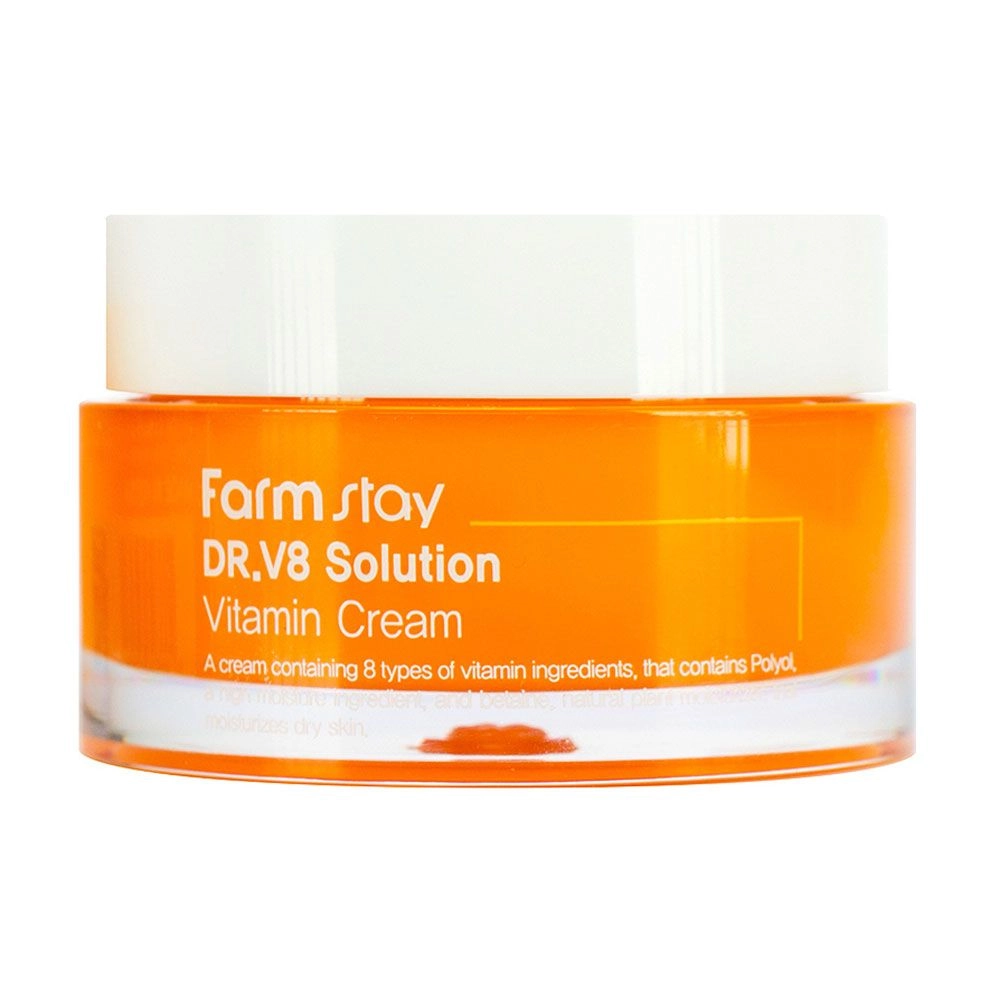 FarmStay Вітамінний крем для обличчя Dr.V8 Solution Vitamin Cream, 50 мл - фото N1