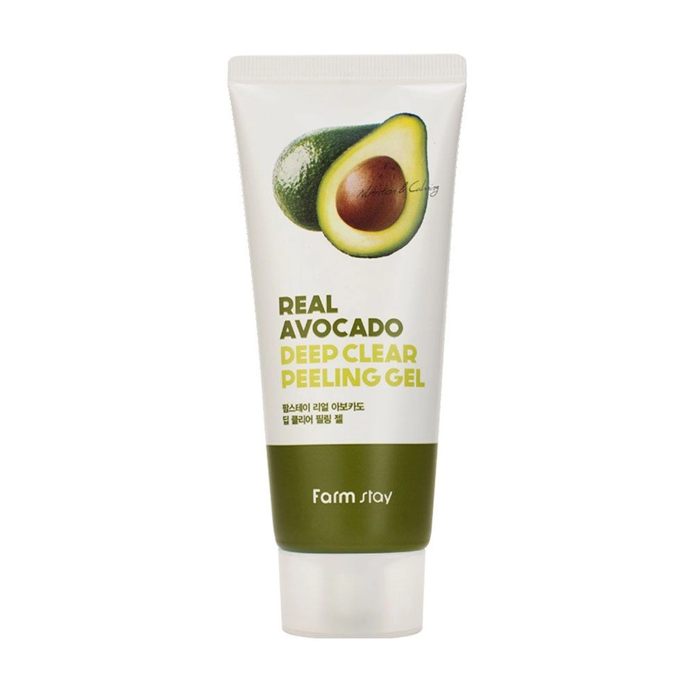 FarmStay Пилинг-гель для лица Real Avocado Deep Clear Peeling Gel с экстрактом авокадо, 100 мл - фото N1