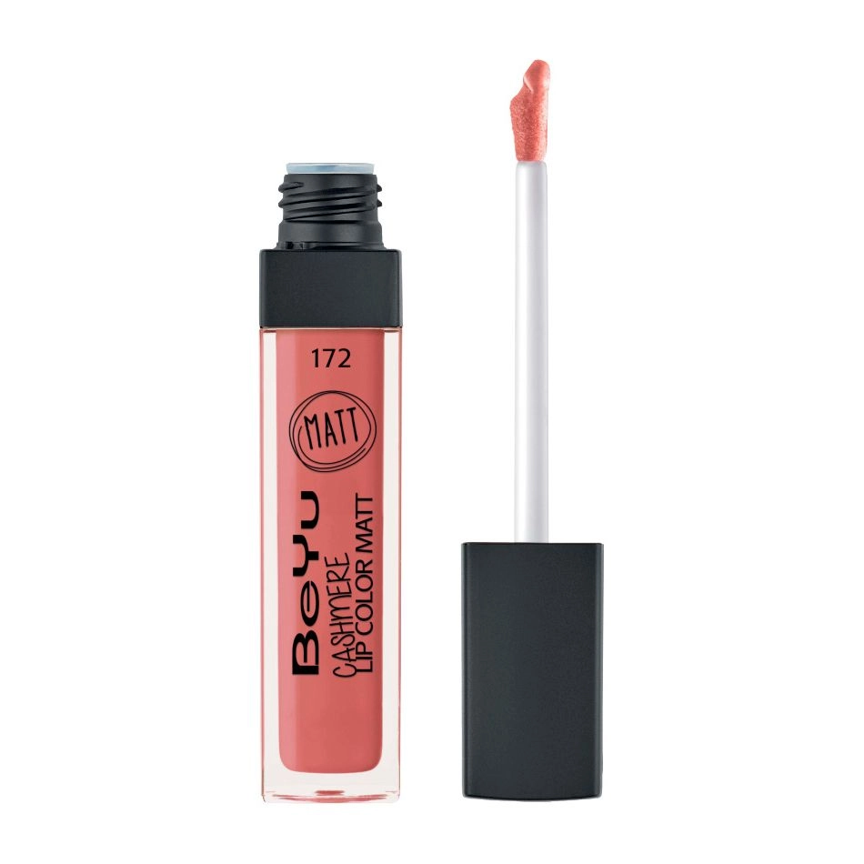 BeYu Блиск для губ матовий Cashmere Lip Color Matt 172, 6,5 мл - фото N1