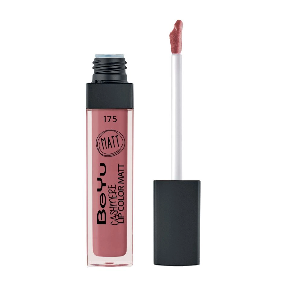 BeYu Блиск для губ матовий Cashmere Lip Color Matt 175, 6,5 мл - фото N1