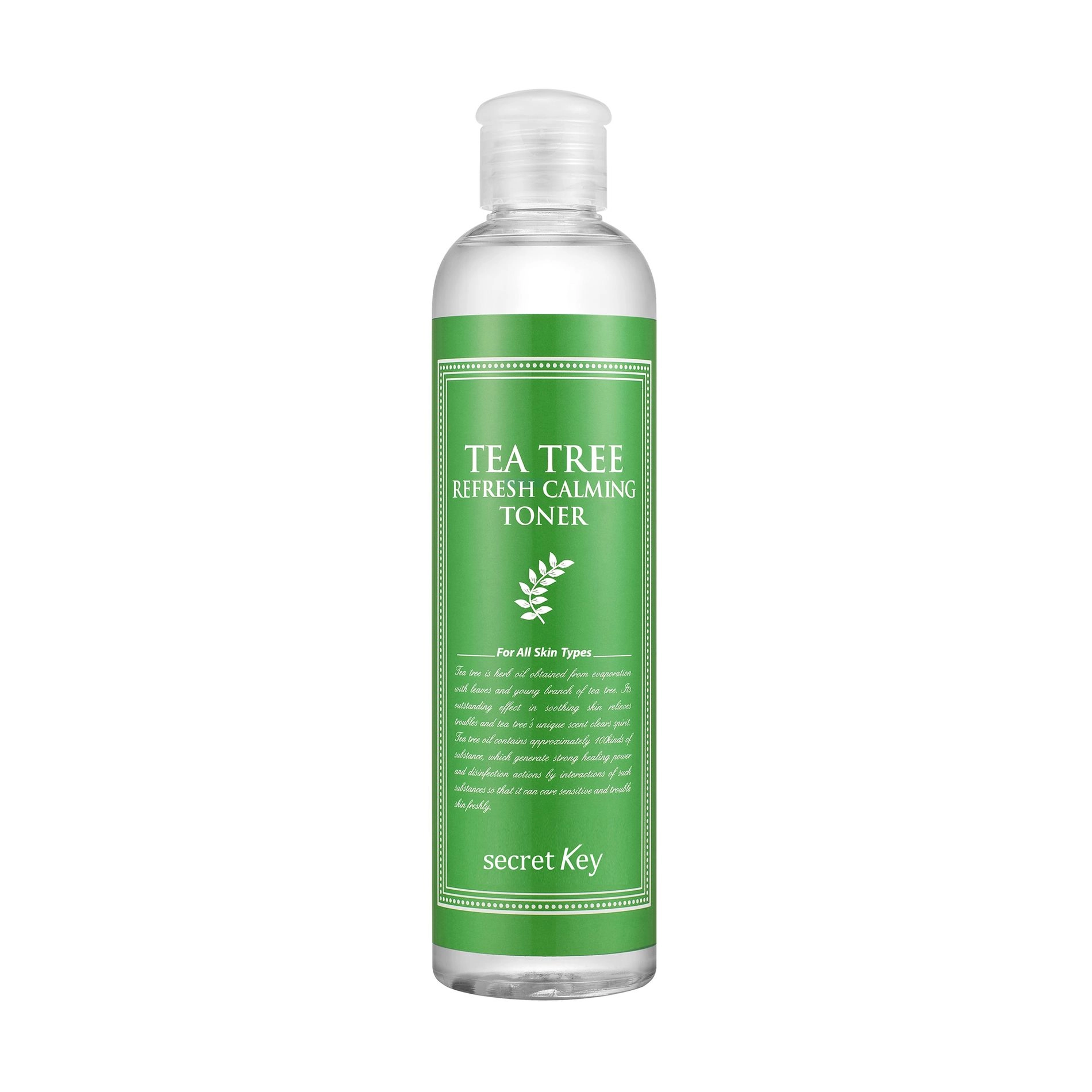 Тонер для проблемної шкіри обличчя з екстрактом чайного дерева - Secret Key Tea Tree Refresh Calming Toner, 248 мл - фото N1