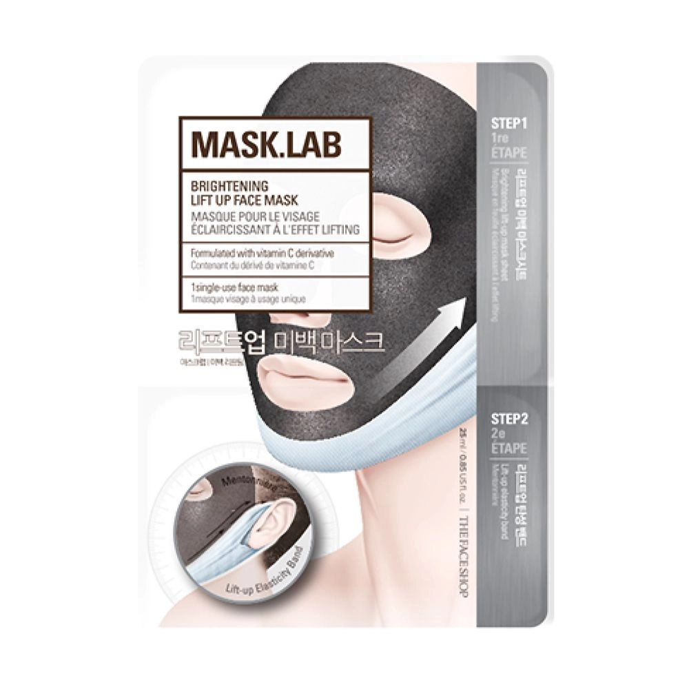 The Face Shop Двухступенчатая осветляющая тканевая маска для лица Mask.Lab Brightening Lift Up Face Mask с лифтинг-эффектом, 25 мл - фото N1