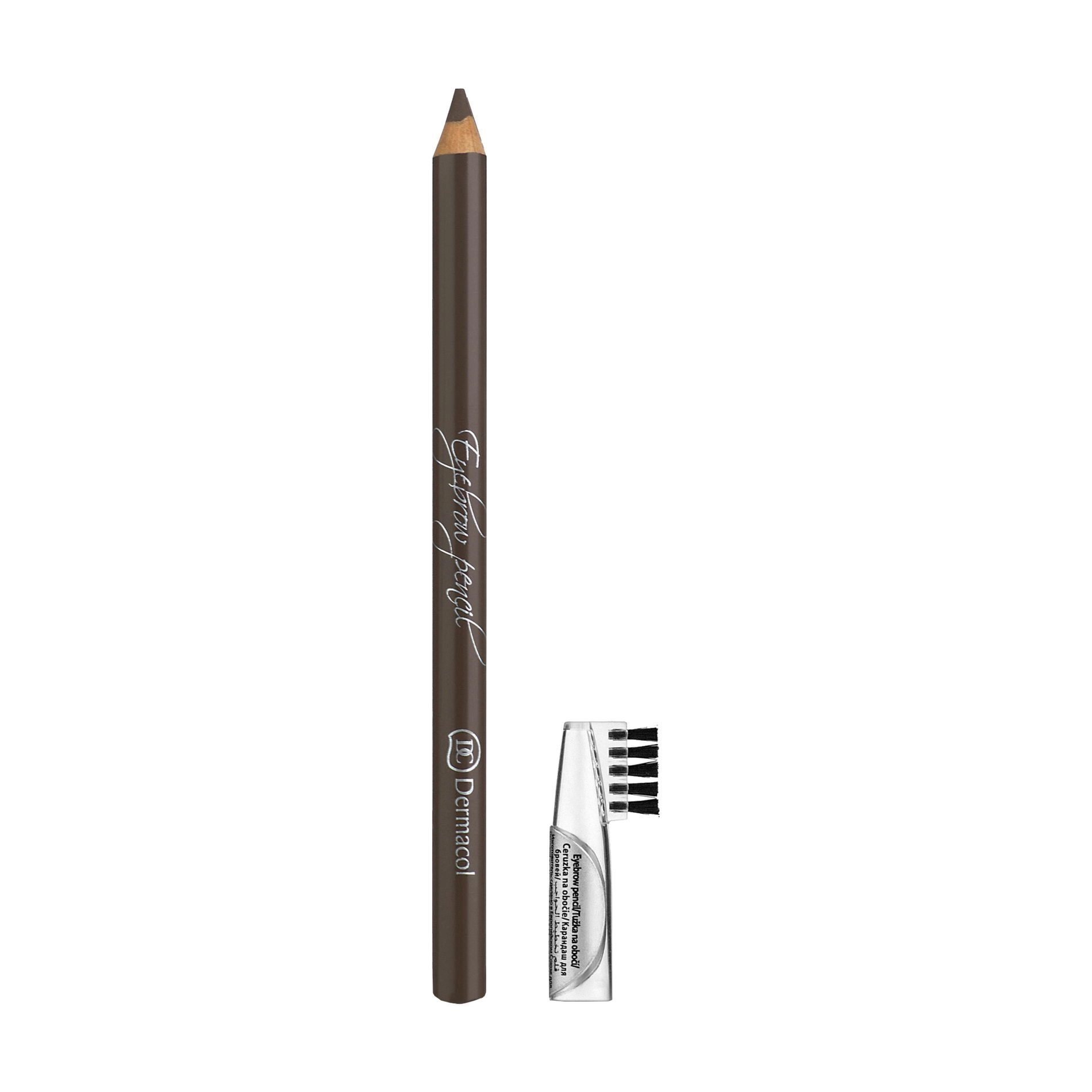 Dermacol Карандаш для бровей Eyebrow pencil зі щіточкою 02, 1.6 г - фото N1