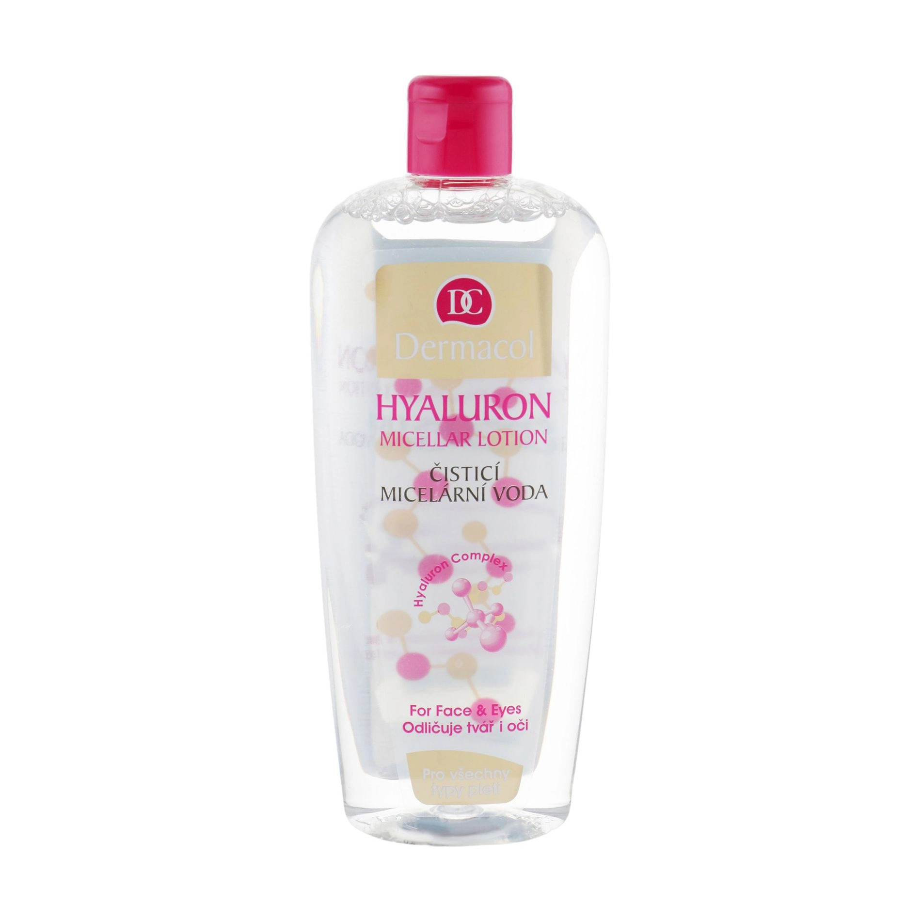 Dermacol Міцелярна вода Hyaluron Micellar Lotion з гіалуроновою кислотою, для всіх типів шкіри, 400 мл - фото N1