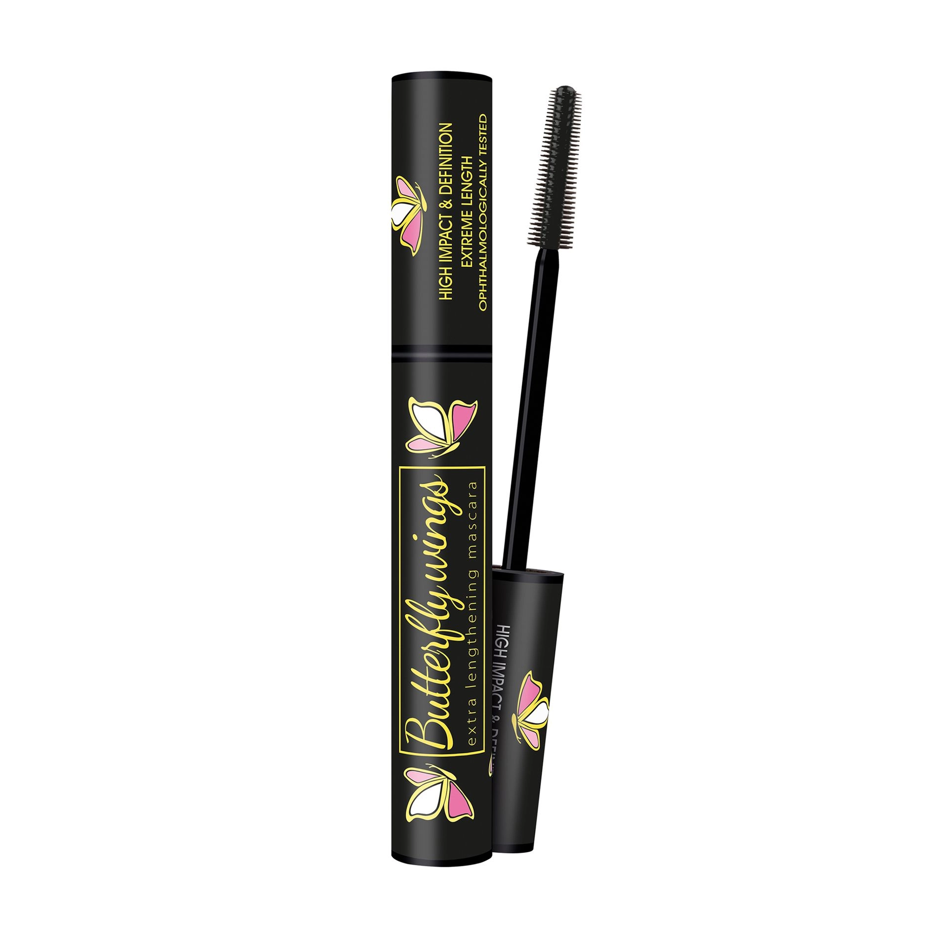 Dermacol Туш для вій Butterfly Wings Mascara подовжувальна, Black, 12 мл - фото N1