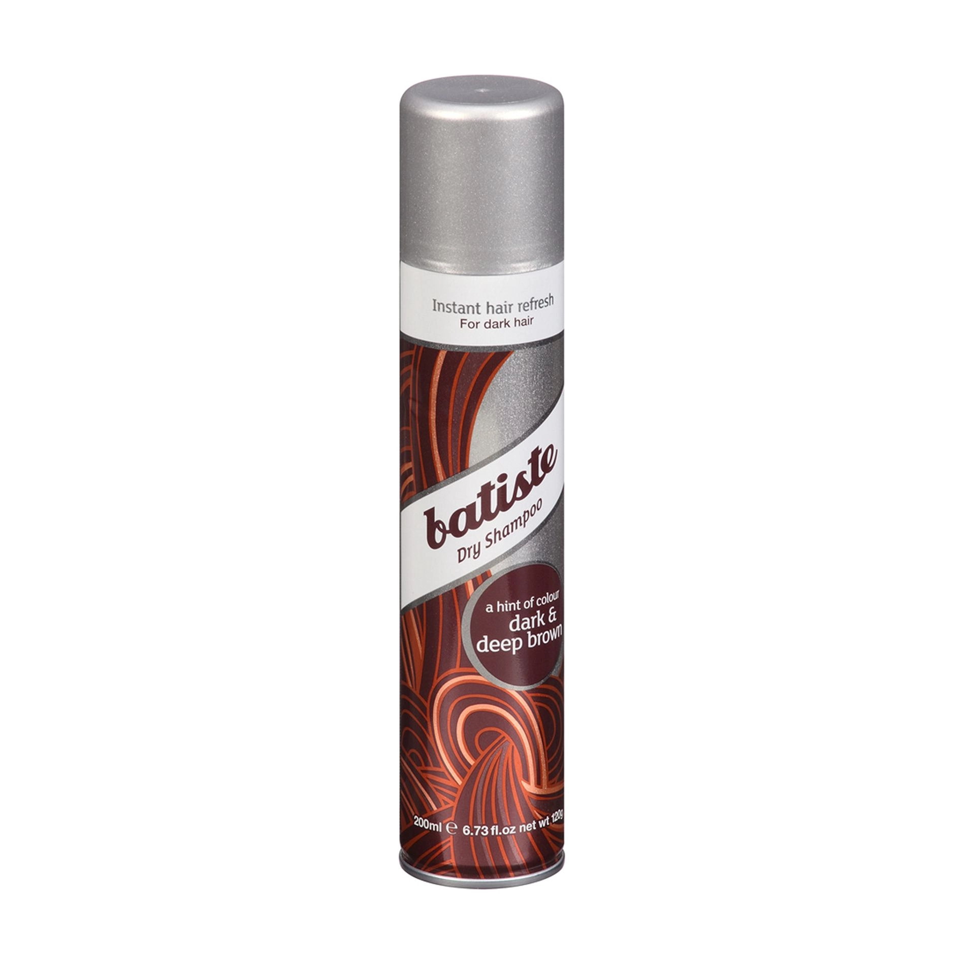 Сухой шампунь для темных волос - Batiste Dry Shampoo Plus with a Hint of Color Divine Dark, 200 мл - фото N1