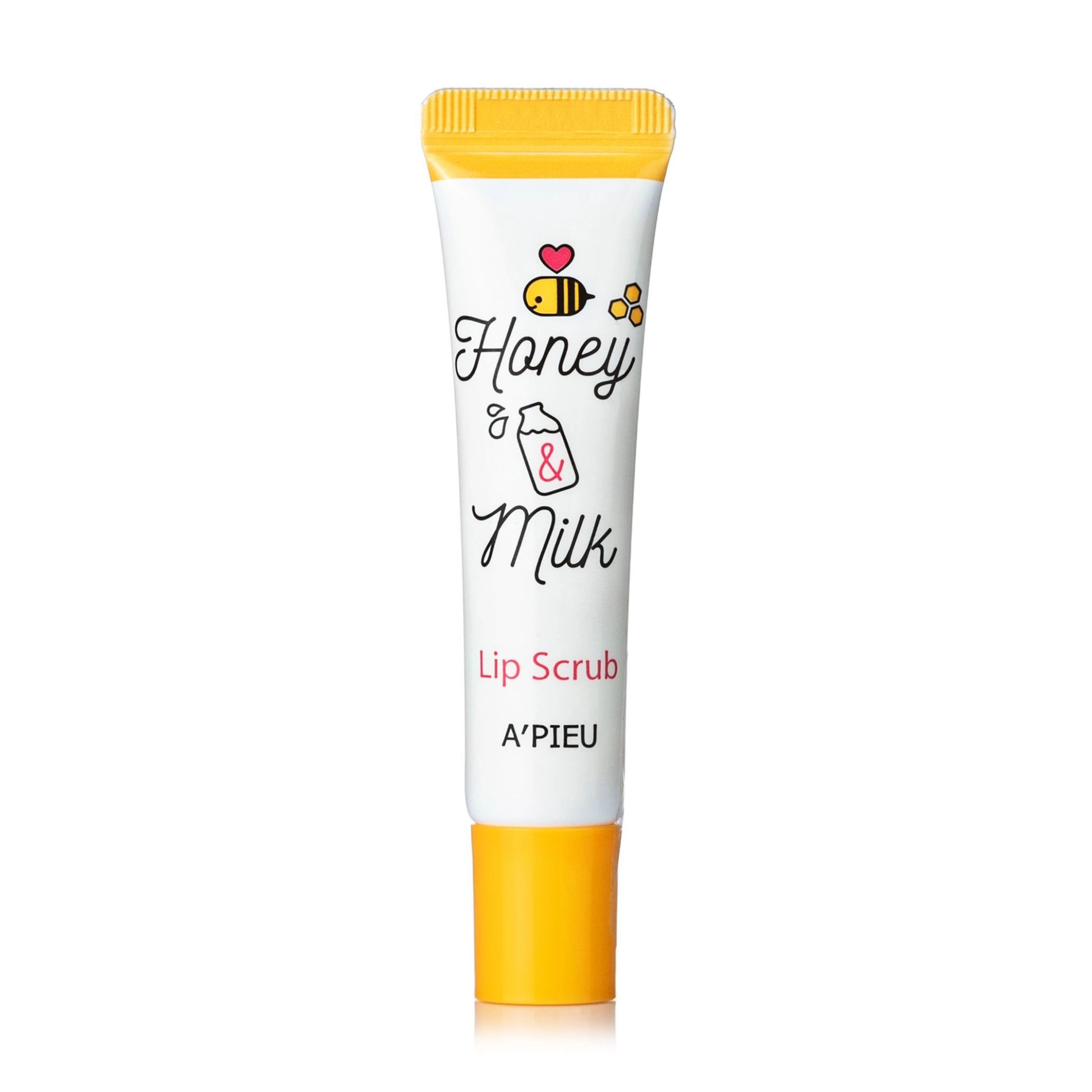 A'pieu Молочно-медовый скраб для губ Honey & Milk Lip Scrub, 8 мл - фото N1