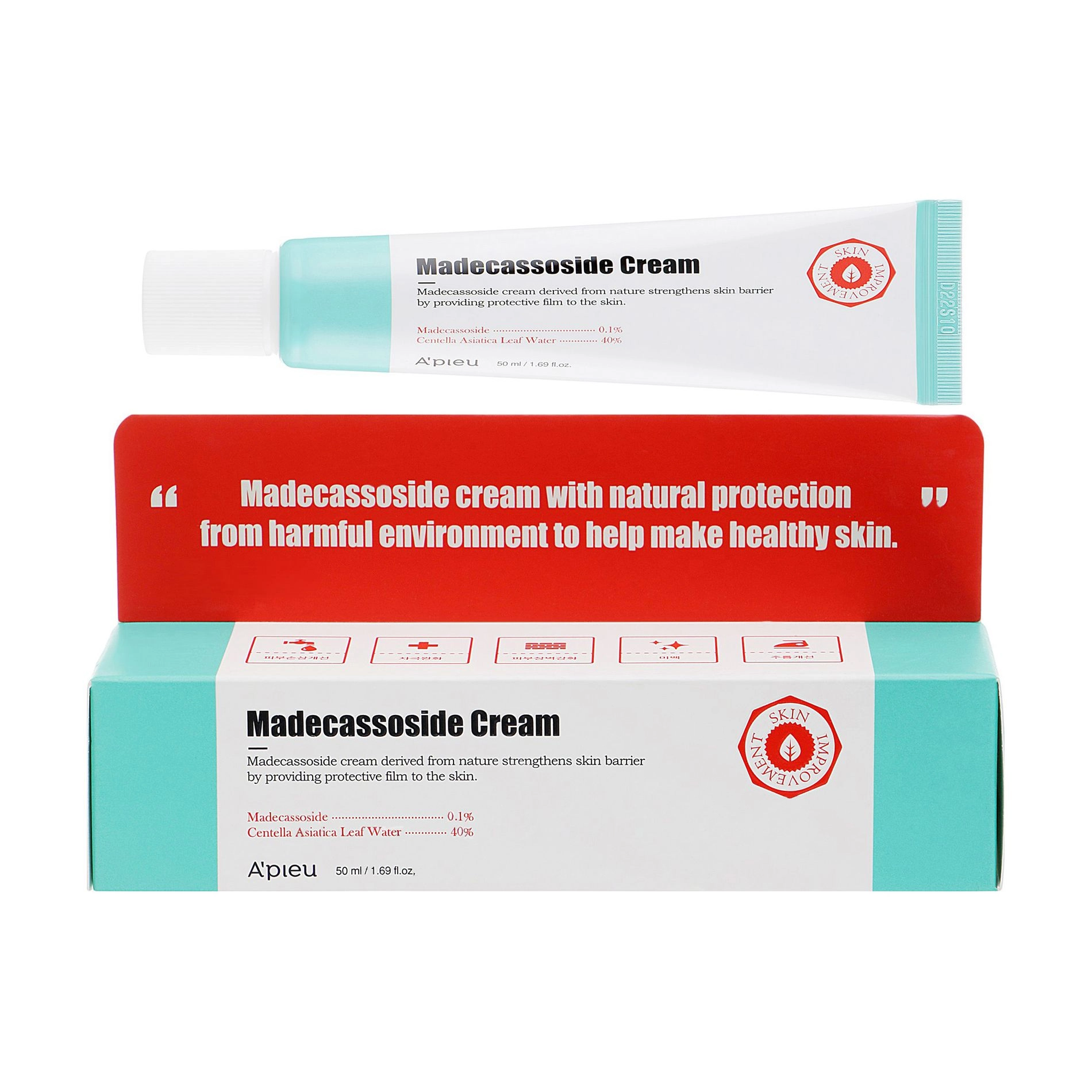 A'pieu Відновлювальний крем для обличчя Madecassoside Cream з мадекассосідом, 50 мл - фото N1
