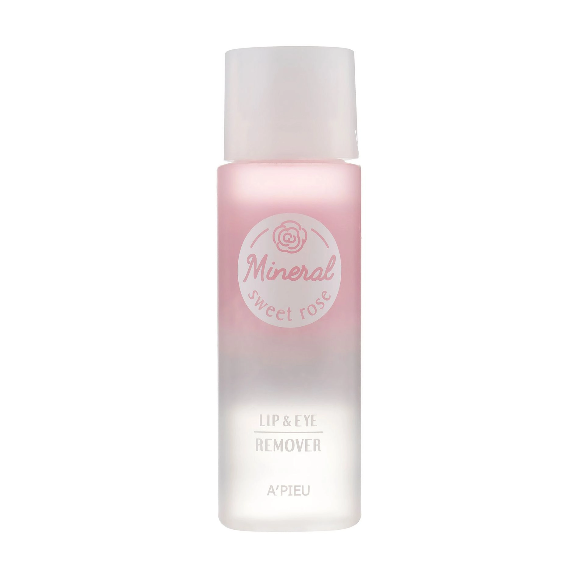 A'pieu Засіб для зняття макіяжу з очей та губ Mineral Lip & Eye Make-up Remover Sweet Rose, 100 мл - фото N1