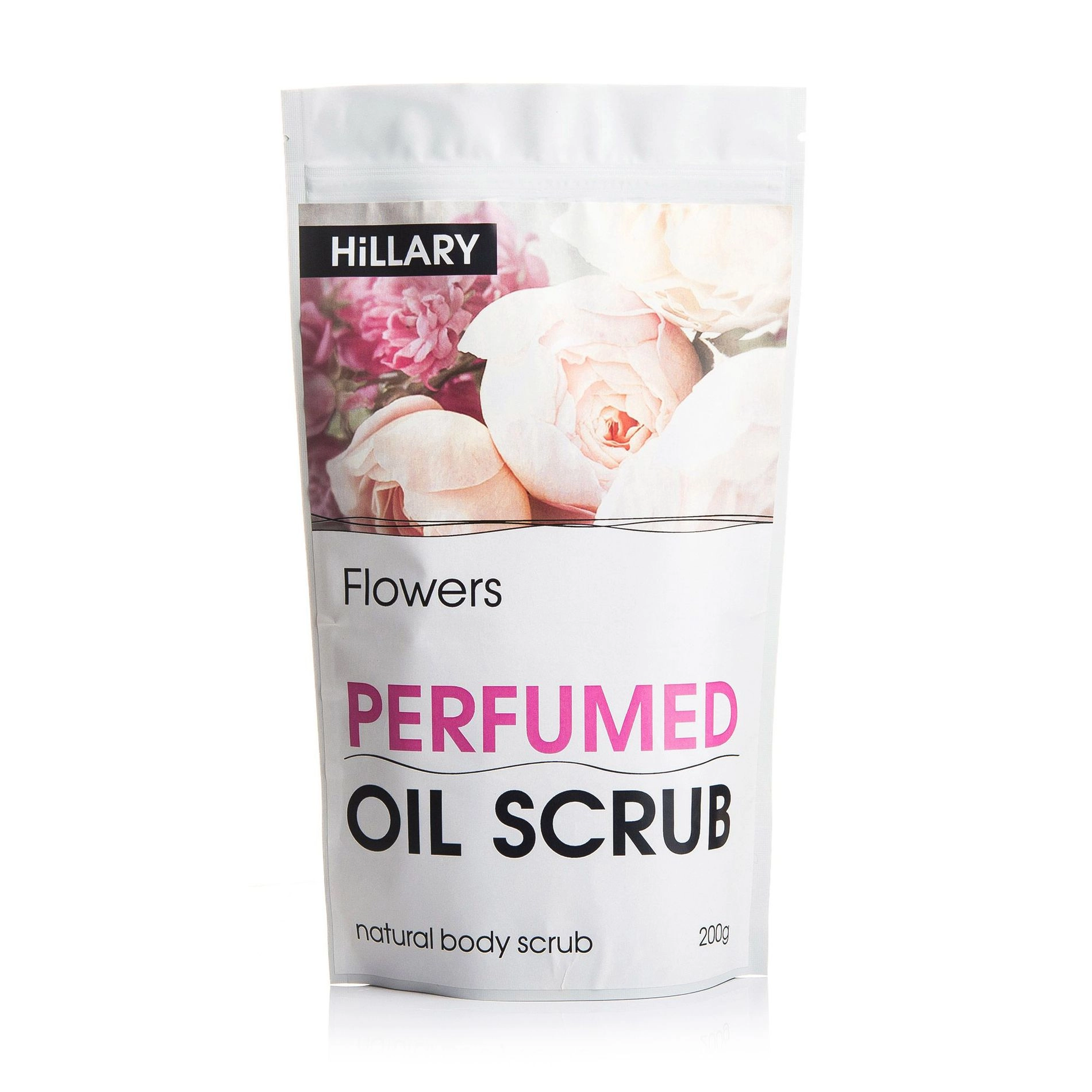 Парфюмированный скраб для тела - Hillary Perfumed Oil Scrub Flowers - фото N4