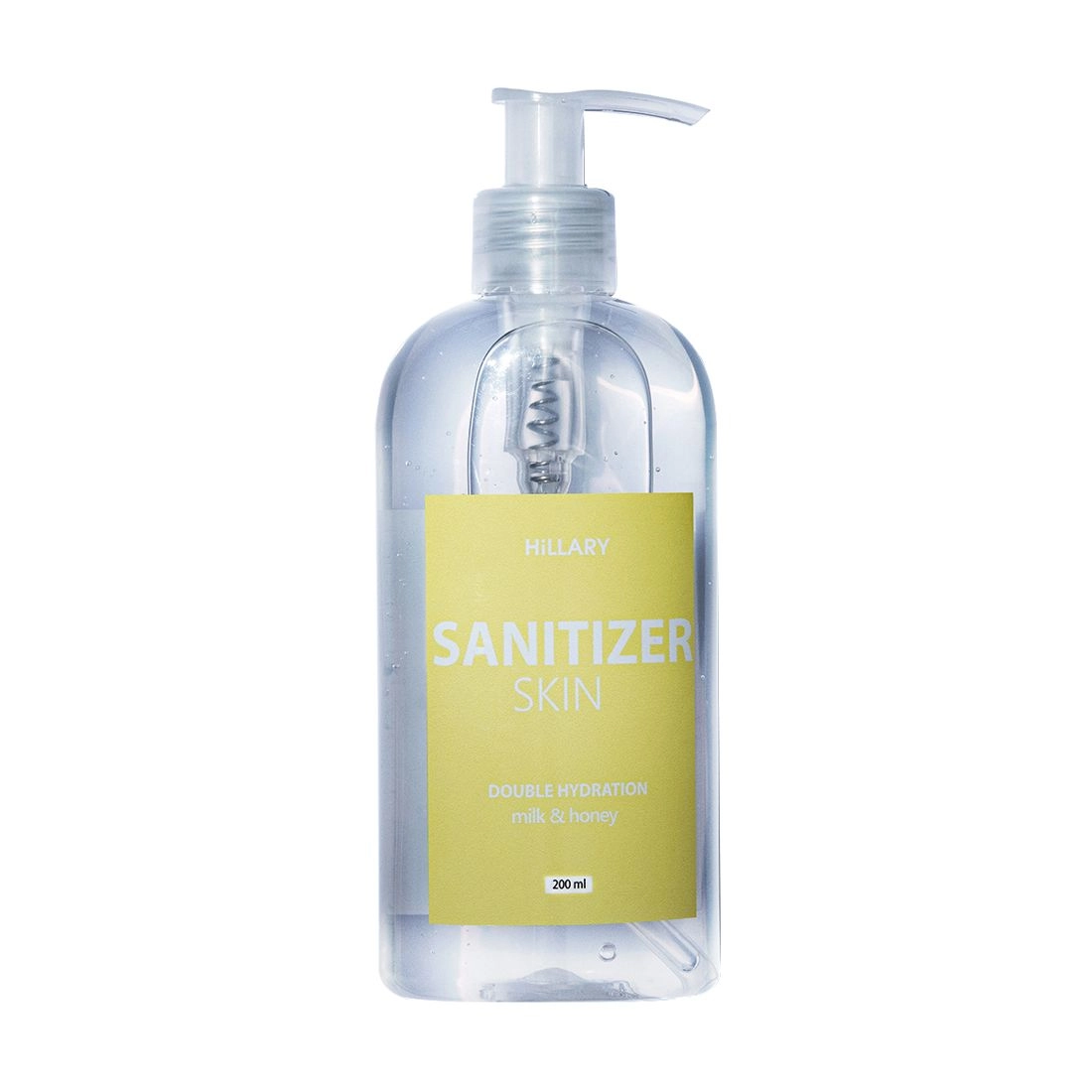 Hillary Антисептик-санітайзер для рук Skin Sanitizer Double Hydration Milk & Honey, 200 мл - фото N1